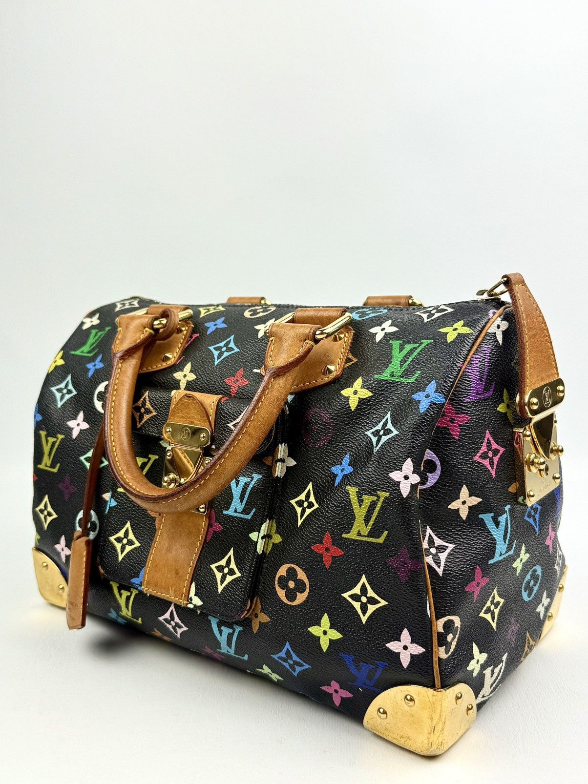 Louis Vuitton × Takashi Murakami Louis Vuitton - Murakami - 2003 - Multicolor - Speedy 30 Size ONE SIZE - 3 Thumbnail