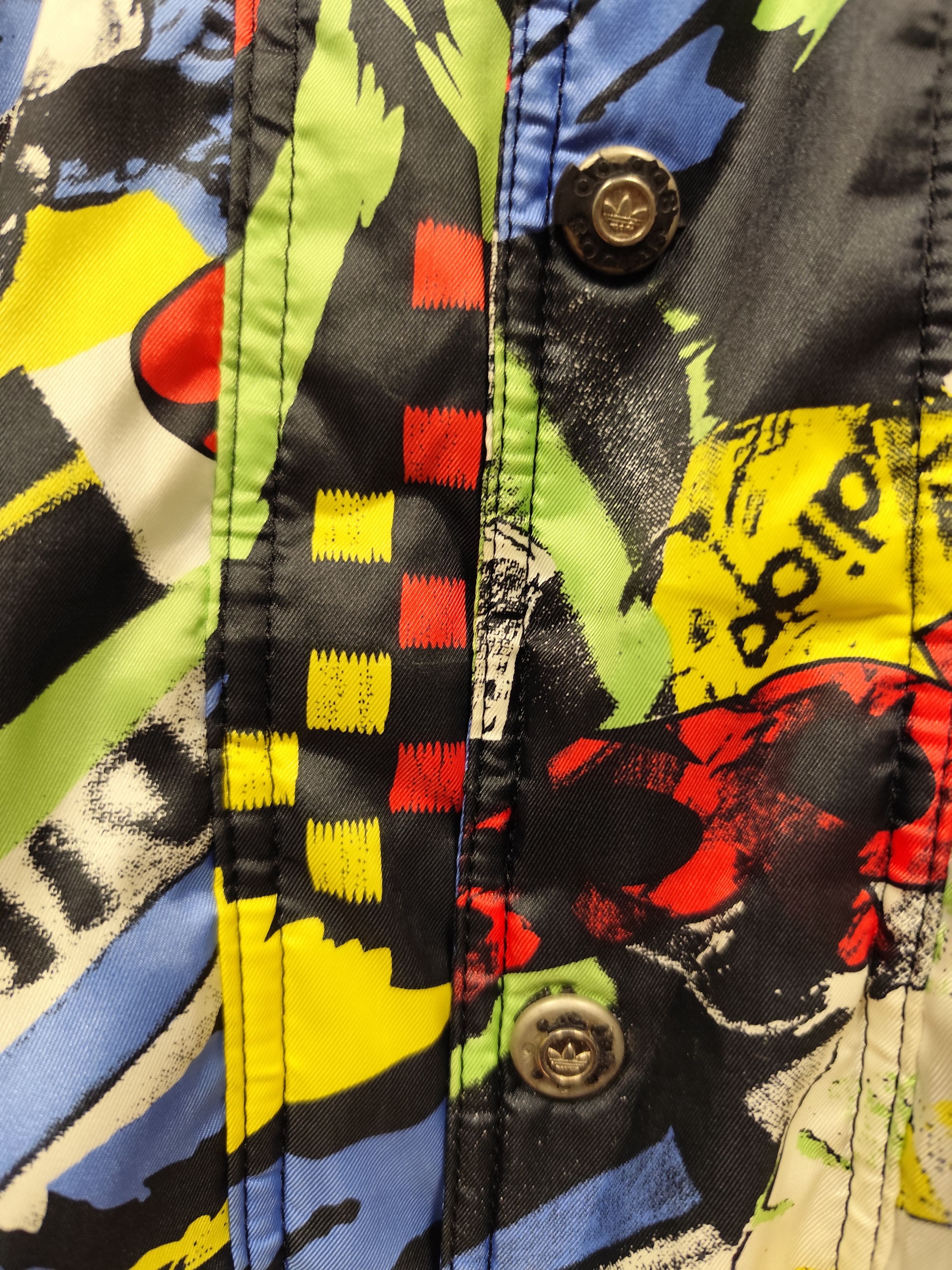 Adidas Vintage 90s Adidas Colourful Ski Winter Jacket Size US M / EU 48-50 / 2 - 15 Thumbnail