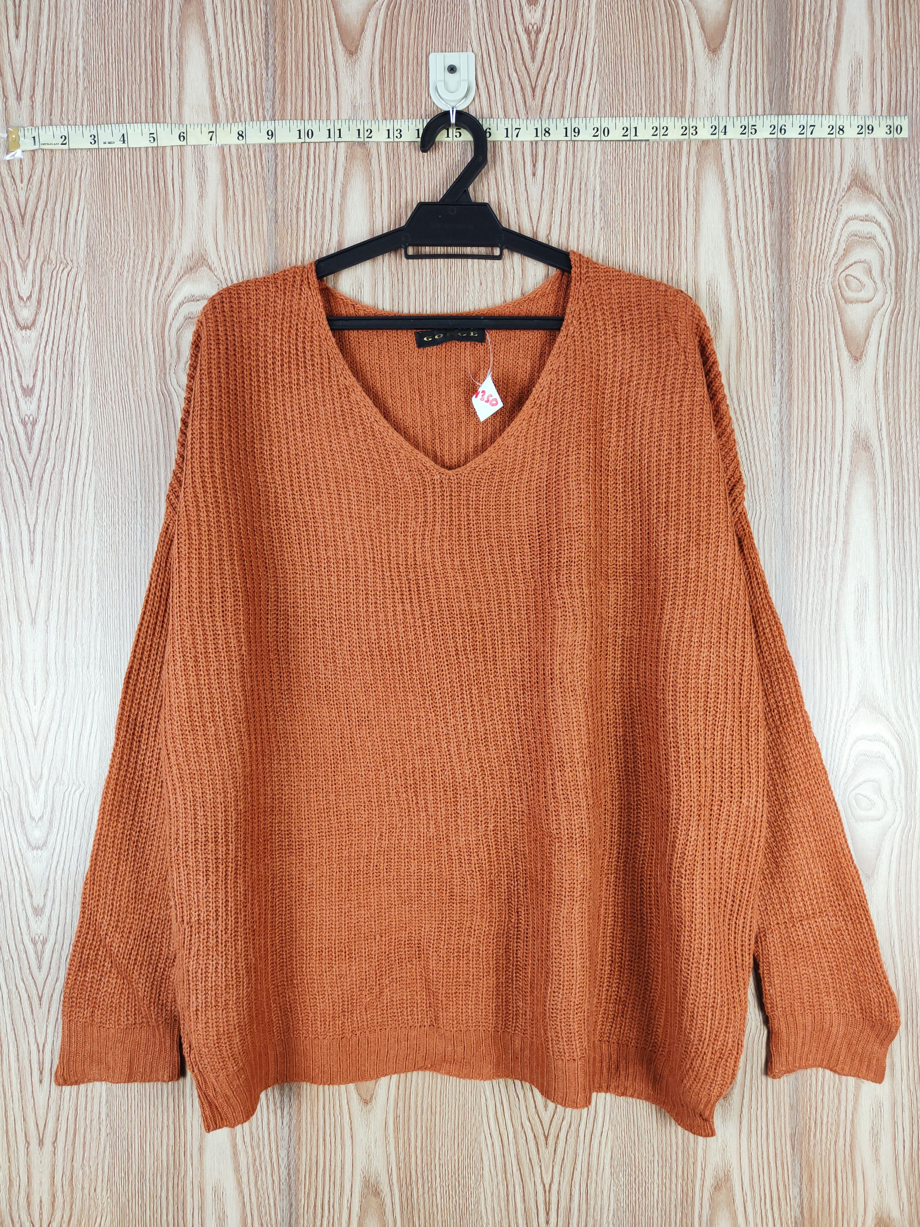 Japanese Brand Gorge Brown Knitwear Sweatshirts #W350 Size US L / EU 52-54 / 3 - 1 Thumbnail