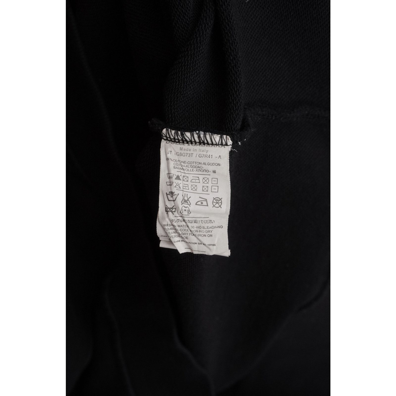 Dolce & Gabbana Dolce gabbana king bee print gold logo black crew sweatshirt Size US L / EU 52-54 / 3 - 7 Thumbnail