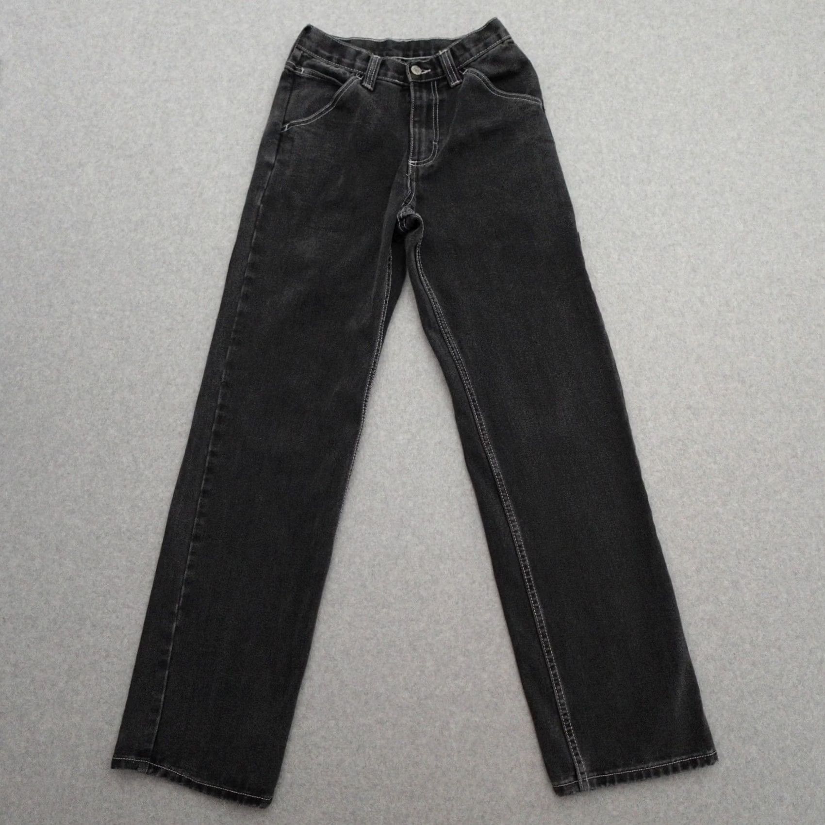 Vintage J. GALT Jeans Womens Size Small Carpenter High-Rise Pants Cinch Waist 24x32 - Pre-Owned Size 28" / US 6 / IT 42 - 2 Thumbnail