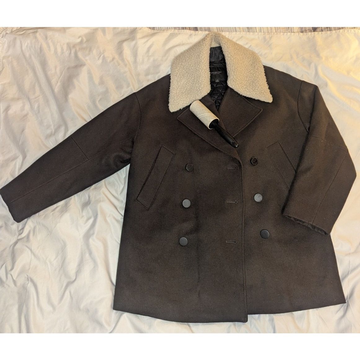 Andrew Marc Marc New York Andrew Marc Pile fleece Collar Peacoat 4 Small Size S / US 4 / IT 40 - 1 Thumbnail
