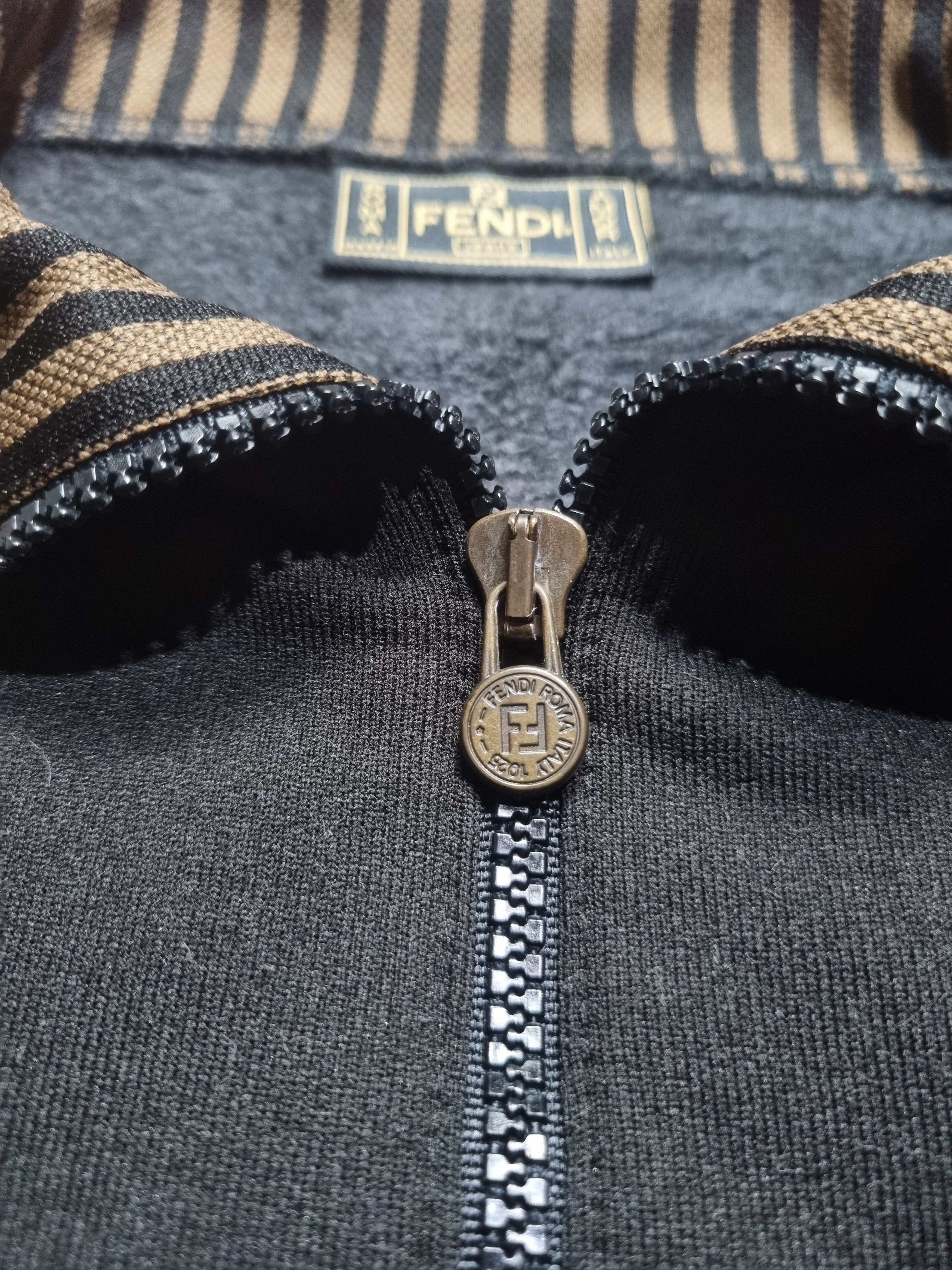 Fendi Fendi Jeans Monogram Half Zipper Sweatshirt Size M / US 6-8 / IT 42-44 - 5 Thumbnail