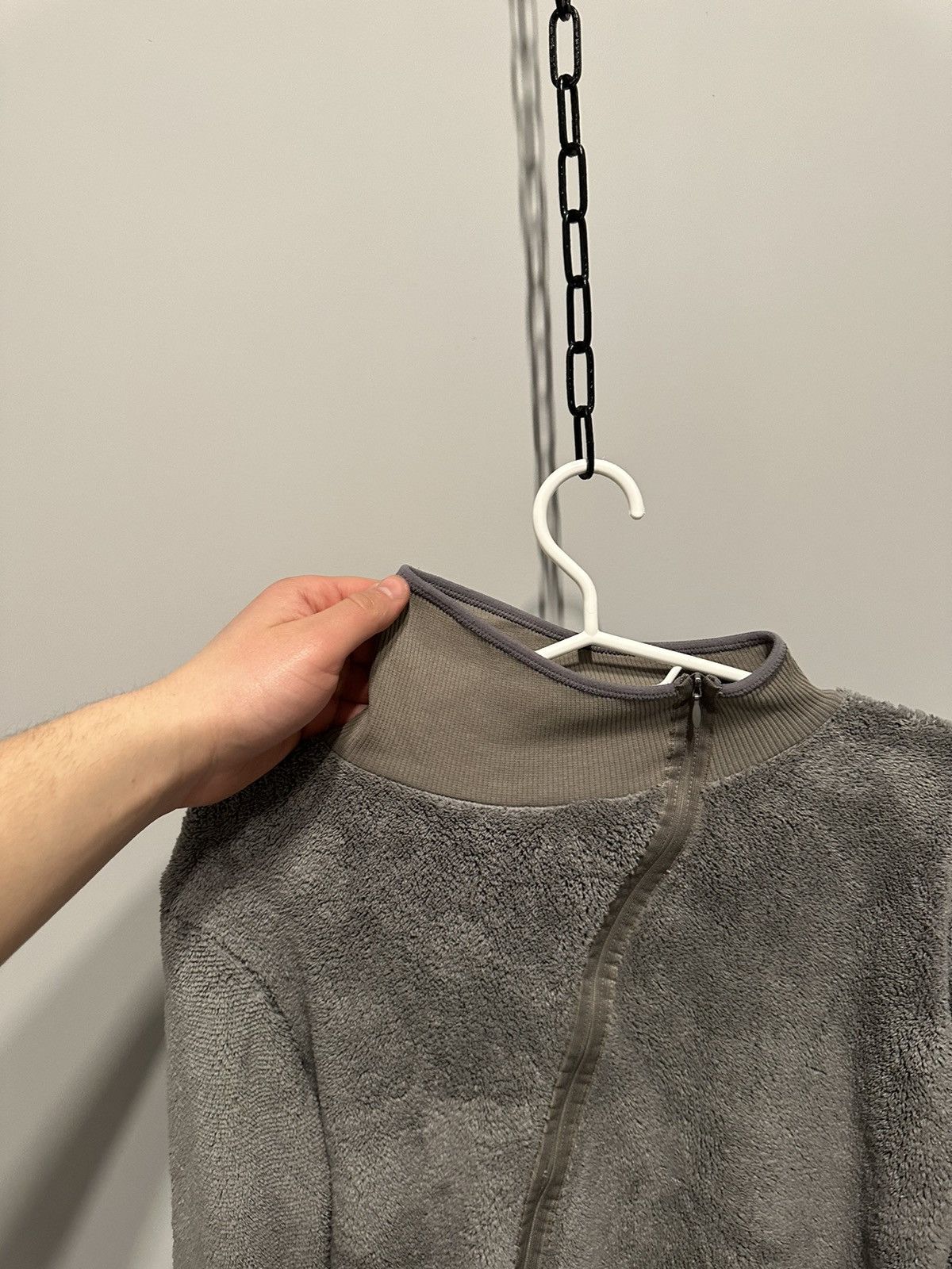 Cop Copine Cop Copine 2000s Acant Garde Fleece Jacket Y2K Assymetrical Size ONE SIZE - 8 Thumbnail