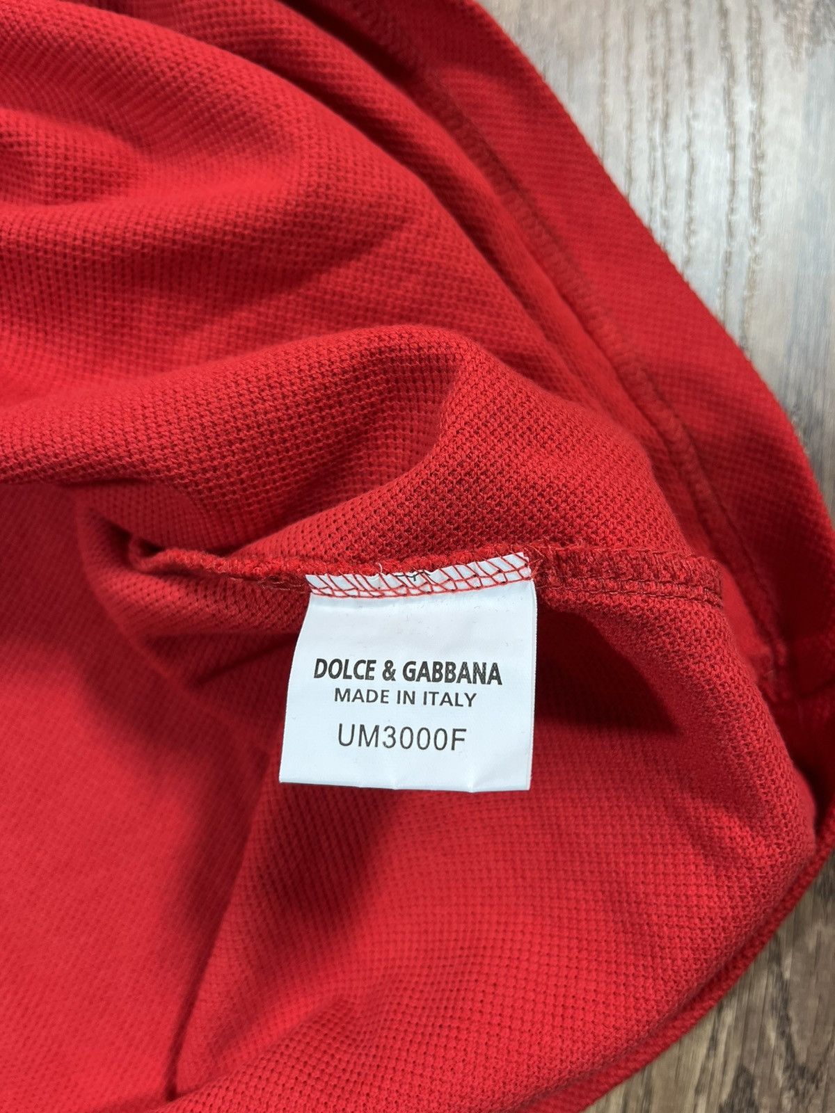 Dolce & Gabbana Dolce & Gabbana Red Polo Long Sleeve Size US L / EU 52-54 / 3 - 10 Thumbnail