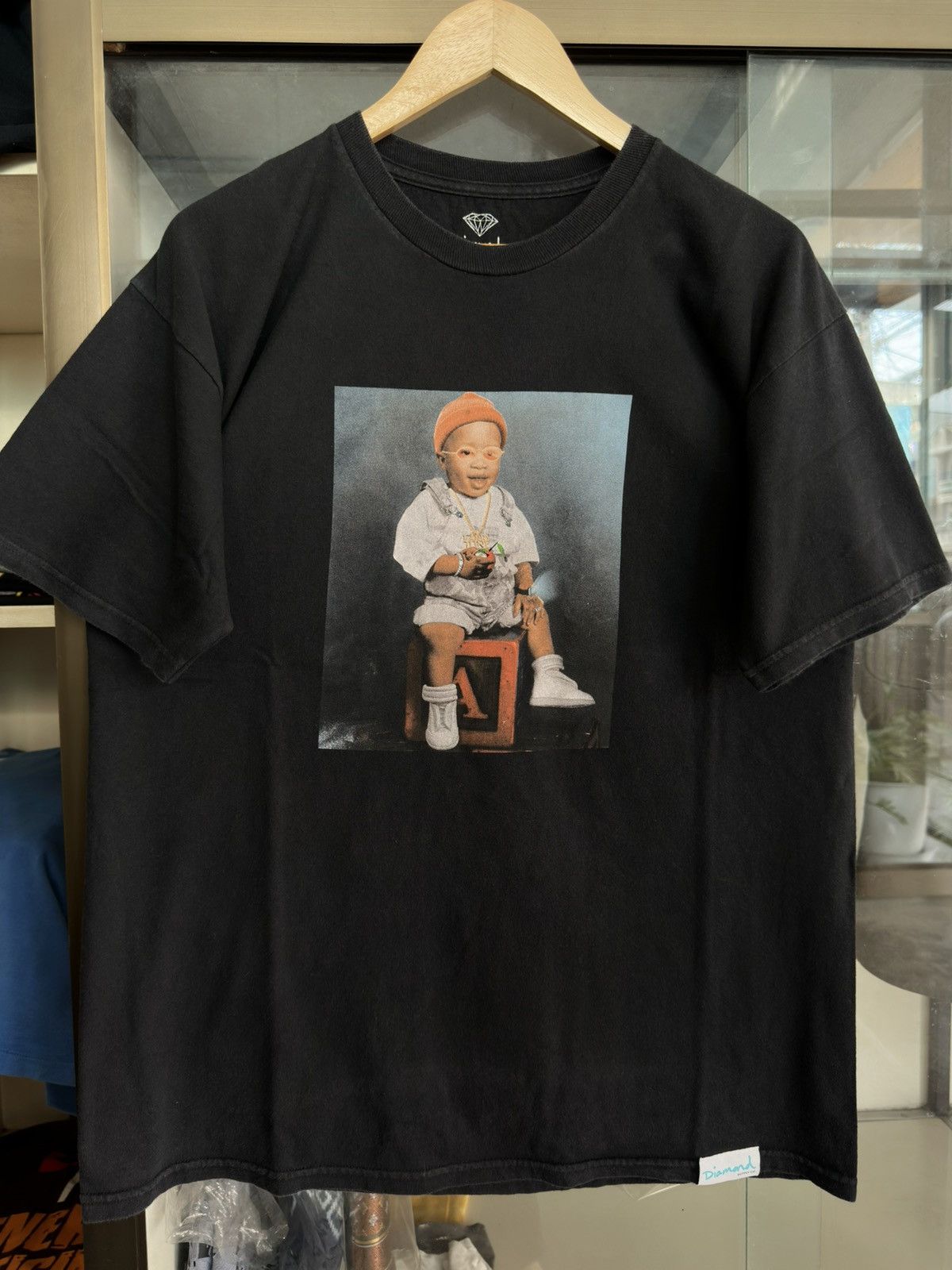 Diamond Supply Co. Diamond Supply Co. x Larry June Rare Rap Tee Shirt Size US L / EU 52-54 / 3 - 2 Thumbnail