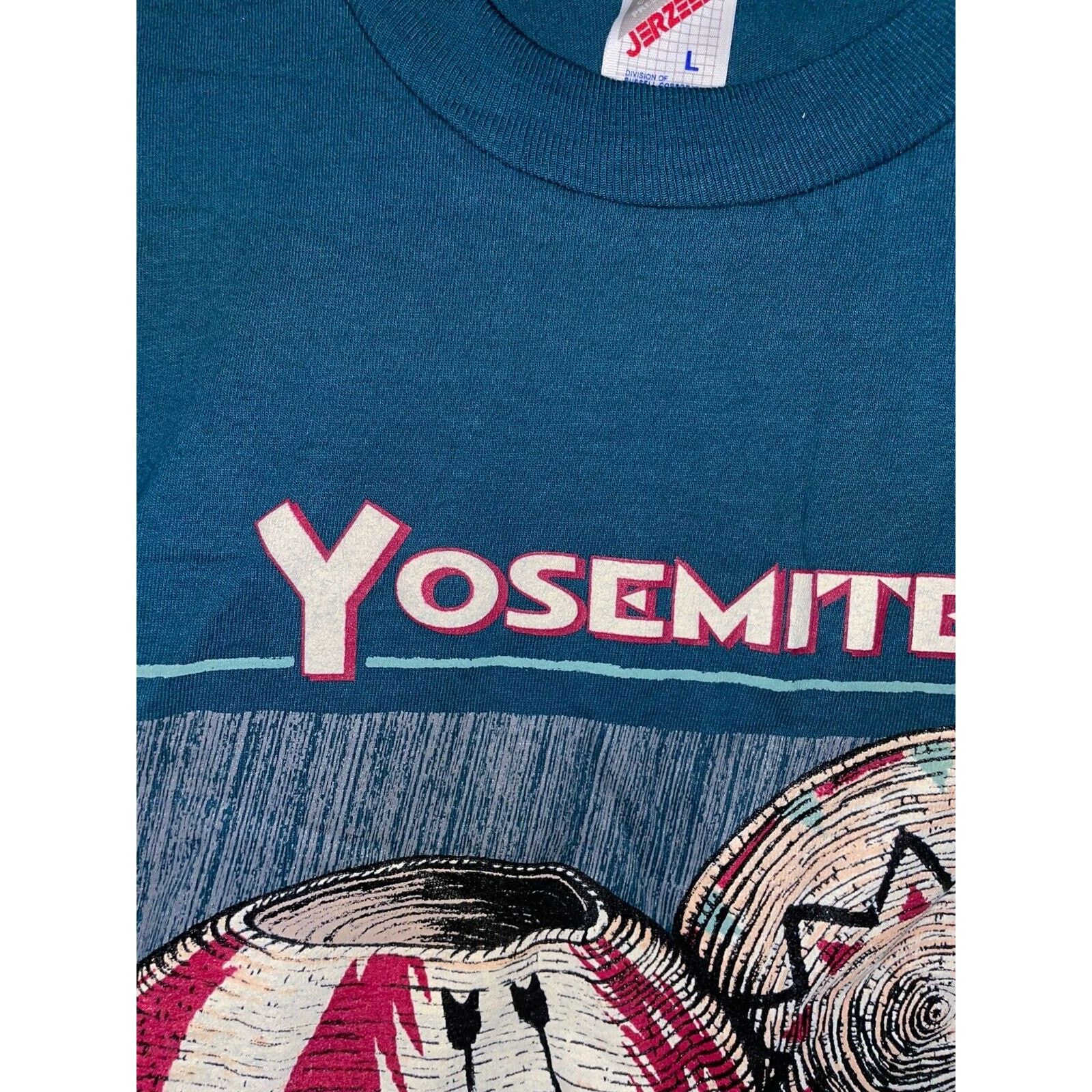 Jerzees Vintage Yosemite Shirt Native American Pots Tee VTG 90s L Size US L / EU 52-54 / 3 - 6 Thumbnail