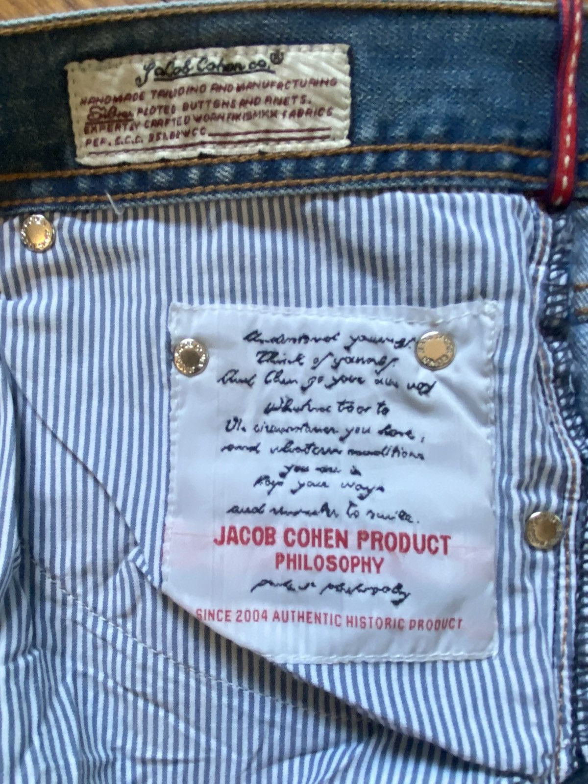 Jacob Cohen Jacob Cohen Handmade Italian Denim Jeans Pants Size US 40 / EU 56 - 15 Thumbnail