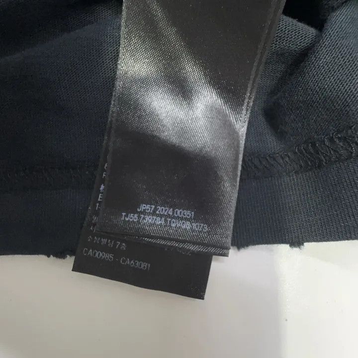 Balenciaga Balenciaga New Tape Logo Black T-Shirt 0079-2507 Size XXL / US 16-18 / IT 52-54 - 3 Thumbnail