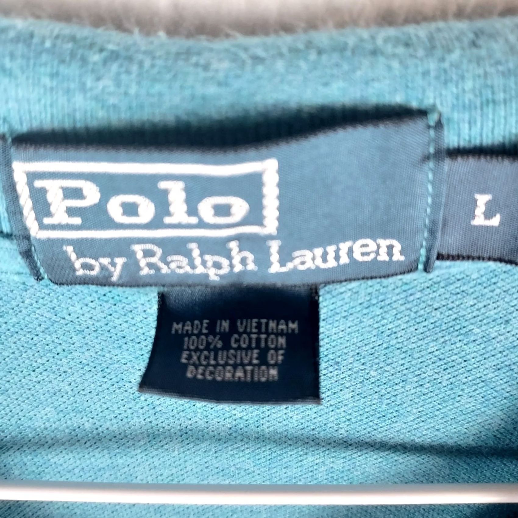 Polo Ralph Lauren Polo Ralph Lauren Polo Shirt Mens L Short Sleeve Blue Green Classic Fit Size US L / EU 52-54 / 3 - 7 Thumbnail
