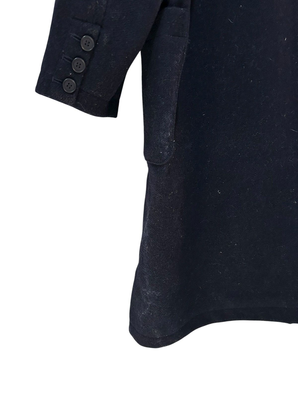 Yohji Yamamoto Y's Yohji Yamamoto Wool Long Coat - dmc Size US L / EU 52-54 / 3 - 11 Thumbnail
