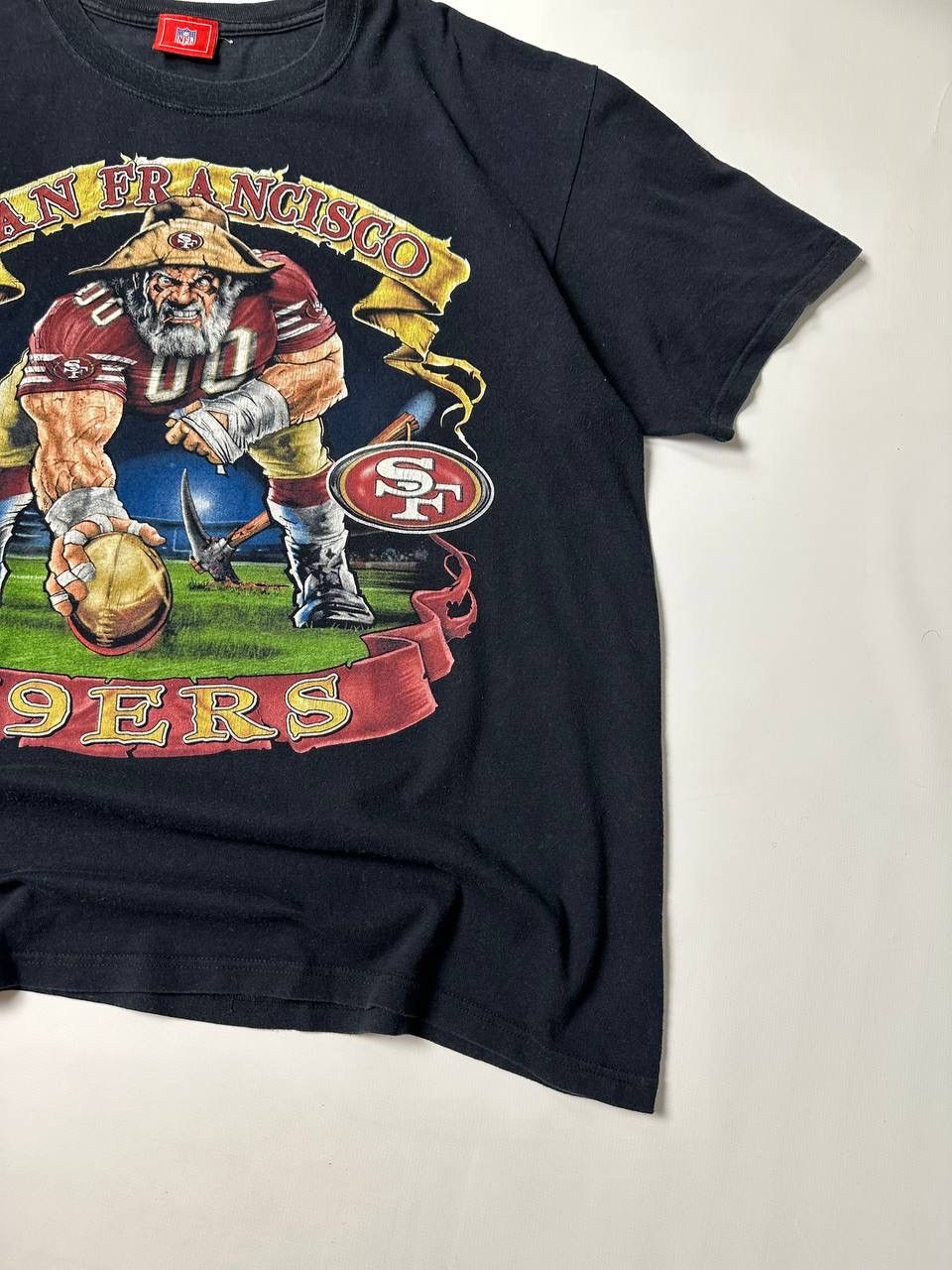 NFL Vintage San Francisco 49ers Gold Miner T Shirt Boxy Size US XL / EU 56 / 4 - 4 Thumbnail