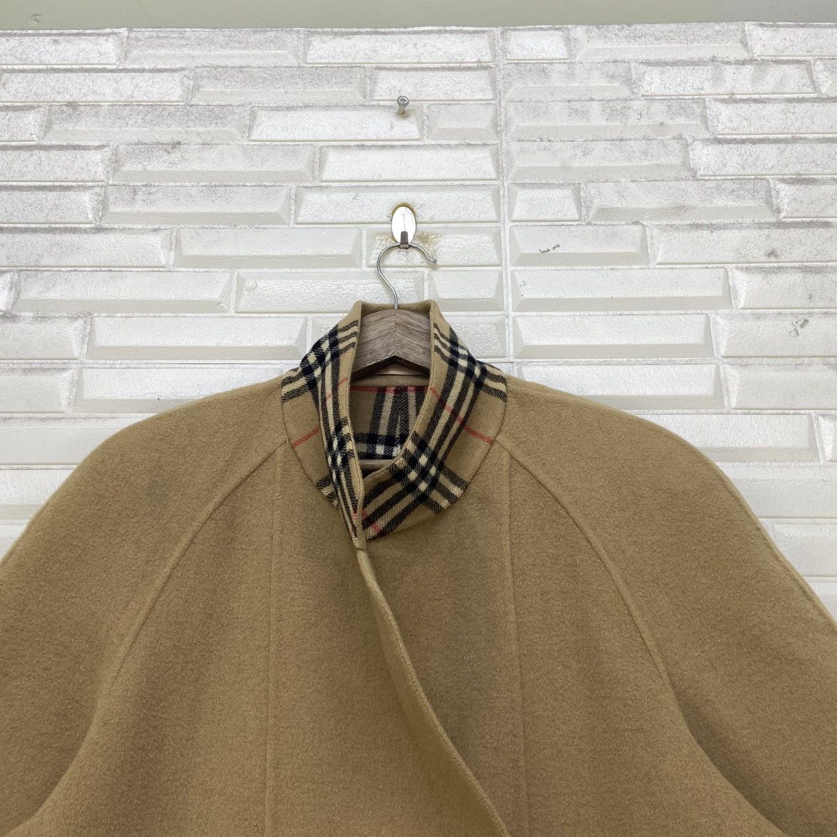 Burberry Prorsum Vintage Burberrys Prorsum Nova Check Wool Cashmere Coat Size M / US 6-8 / IT 42-44 - 5 Thumbnail