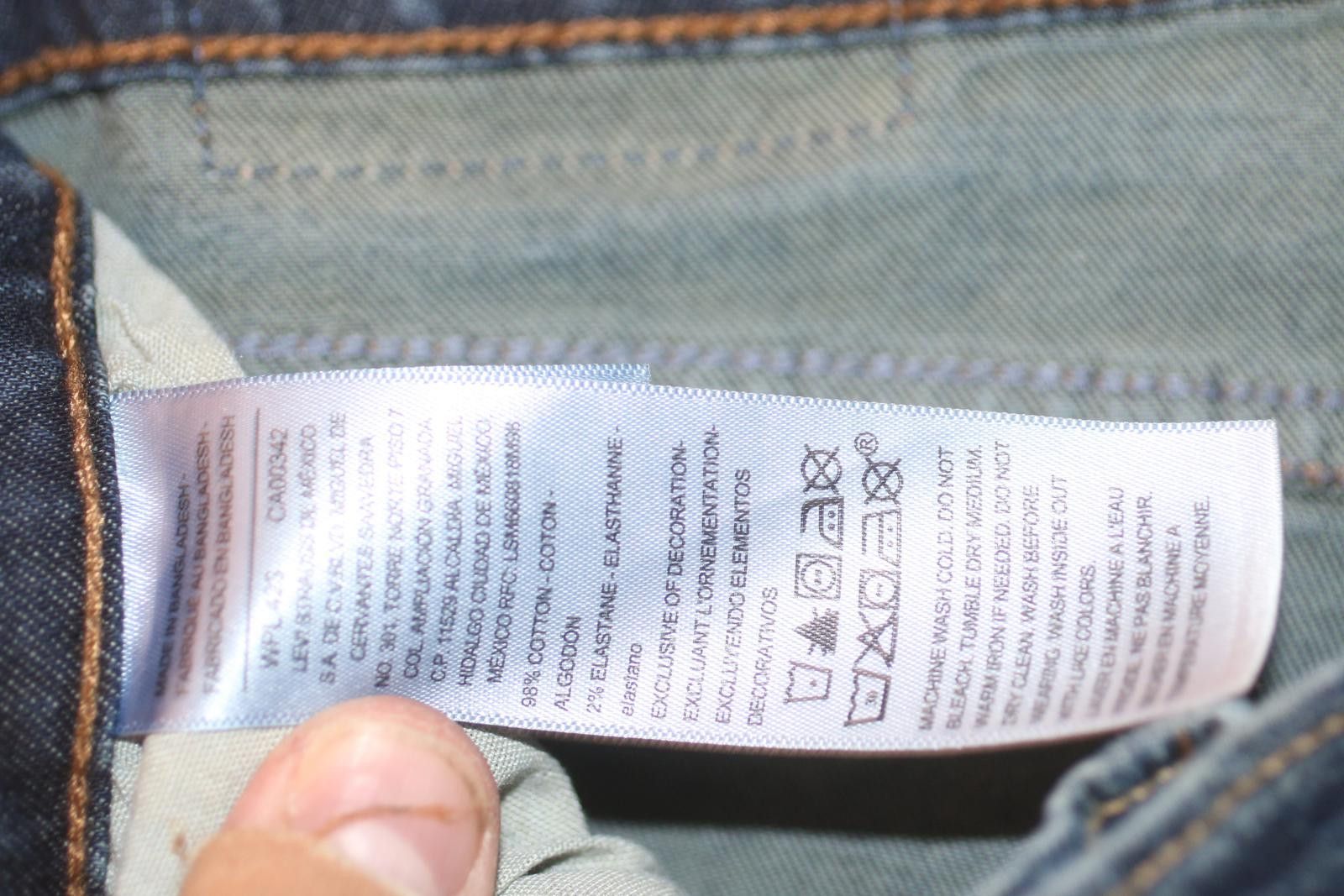 Levi's Levi Strauss Signature Straight Leg Jeans Dark Blue W34 L34 Size 34" / US 12 / IT 48 - 10 Thumbnail