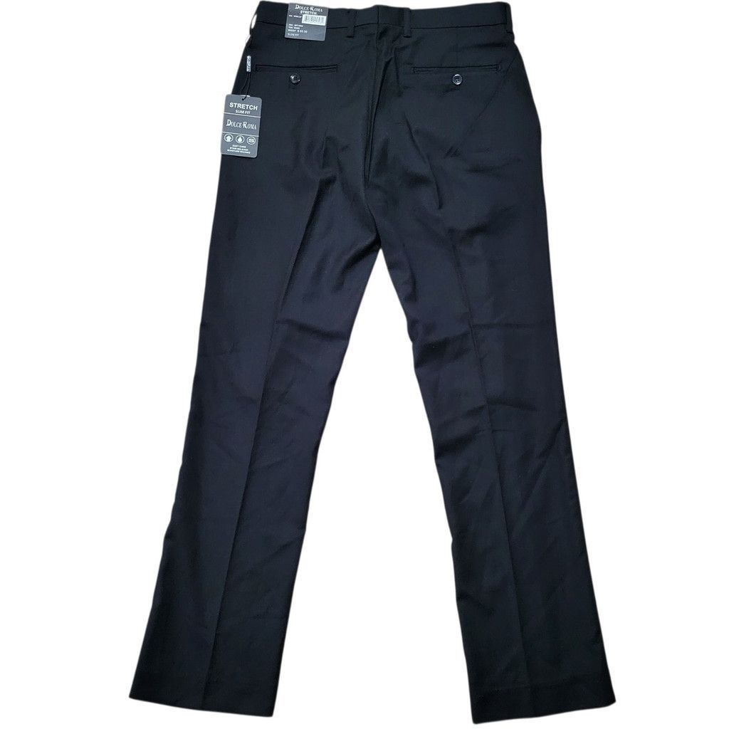 Other Dolce Roma Stretch Slim-Fit Dress Pants Men's Size 32/32 Size US 32 / EU 48 - 2 Thumbnail