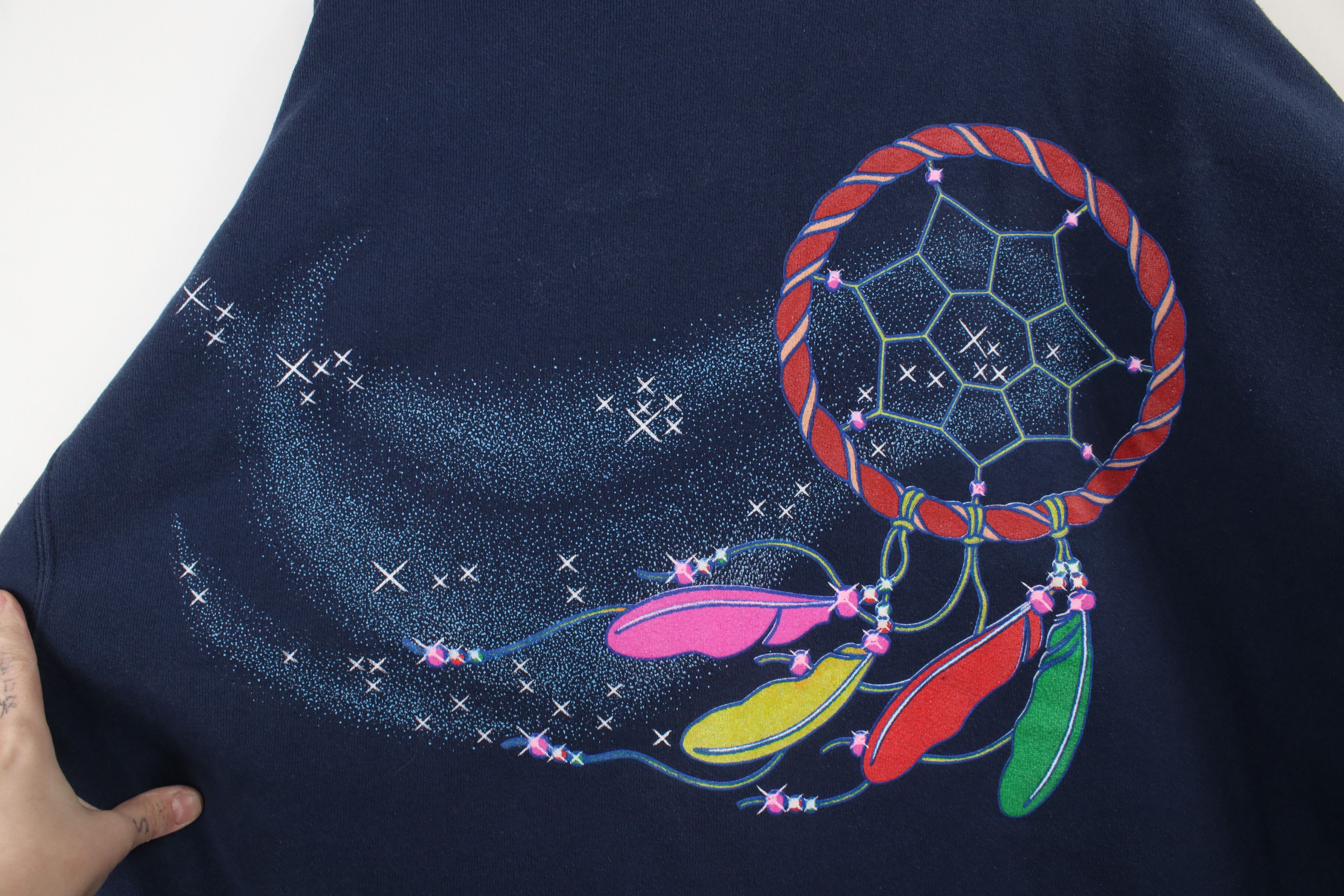 Vintage Vintage 90s Streetwear Dreams Dreamcatcher Sweatshirt USA Size US XL / EU 56 / 4 - 12 Thumbnail