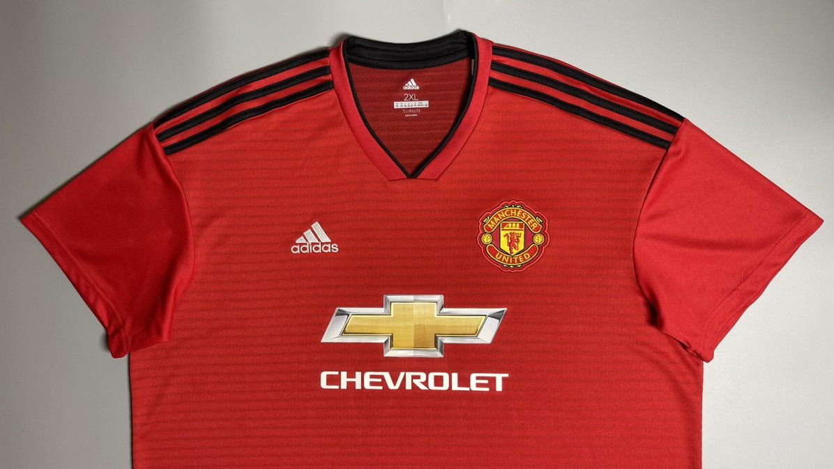 Adidas × Vintage MANCHESTER UNITED ADIDAS 2018/2019 SOCCER JERSEY #7 BECKHAM Size US XXL / EU 58 / 5 - 3 Thumbnail