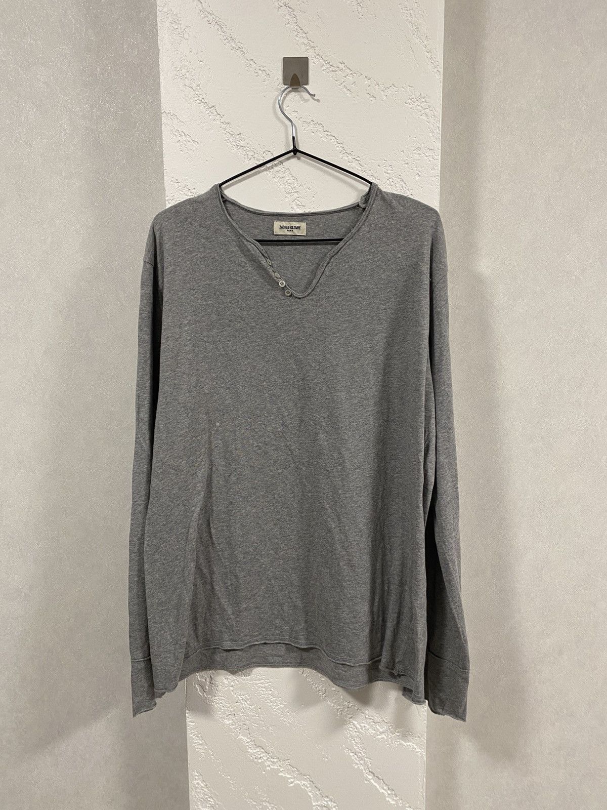 Zadig & Voltaire Zadig & Voltaire Skull Angel Rock Guitar Long Sleeve T-shirt Size US L / EU 52-54 / 3 - 2 Thumbnail