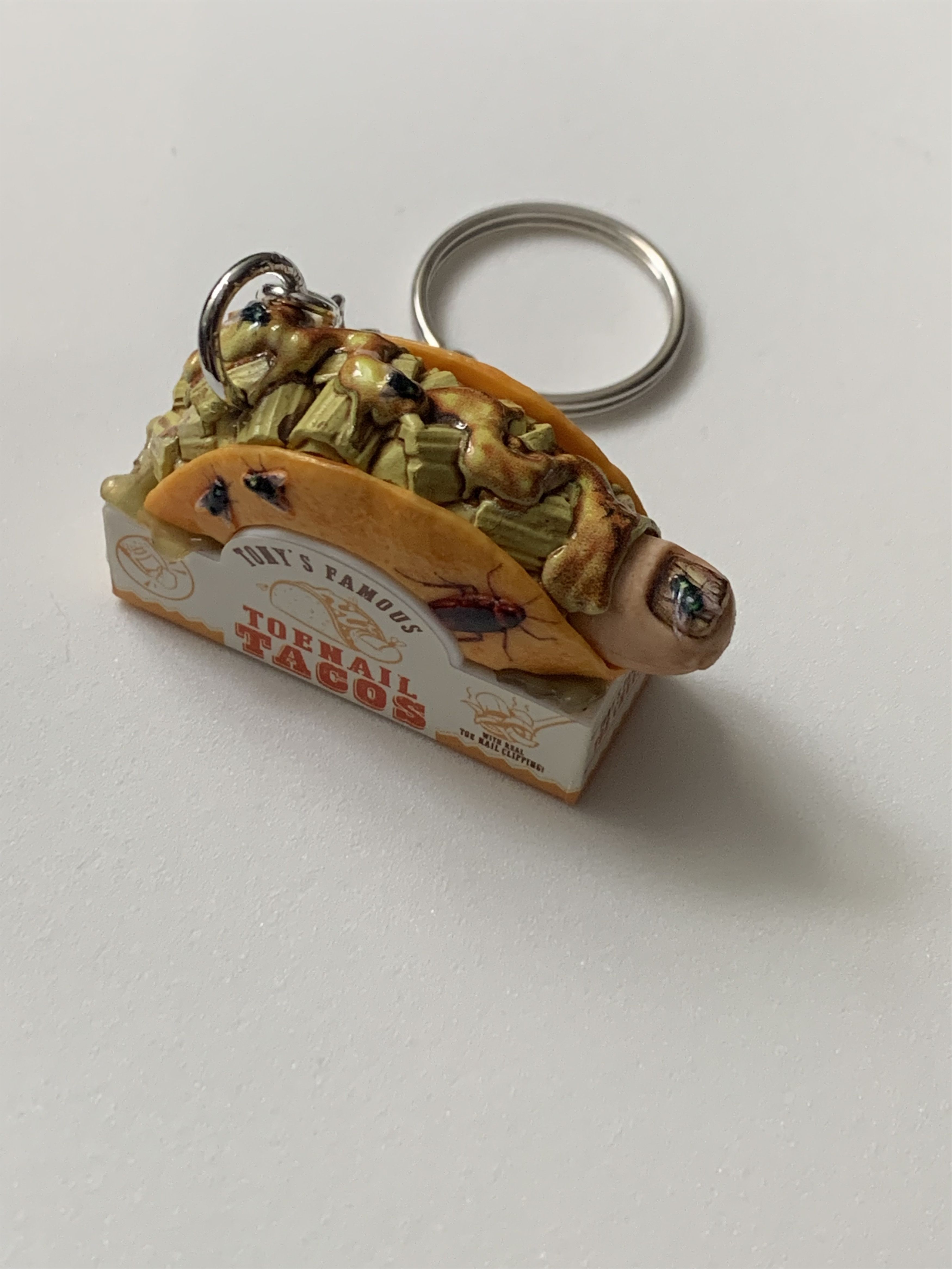 Other Gross Minis S2 Keychain - Tony's Famous Toenail Tacos Size ONE SIZE - 3 Thumbnail