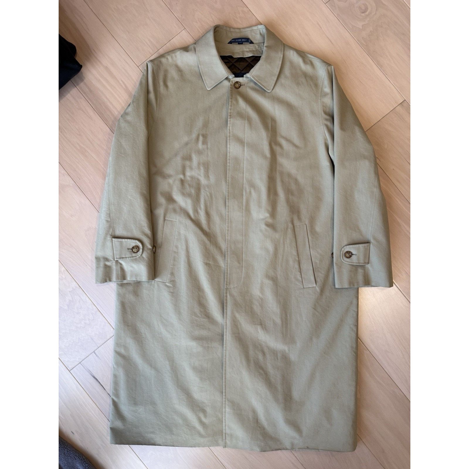 Polo Ralph Lauren Polo Ralph Lauren Trench Coat 46 Khaki Long Overcoat Winter Size US XXL / EU 58 / 5 - 2 Thumbnail