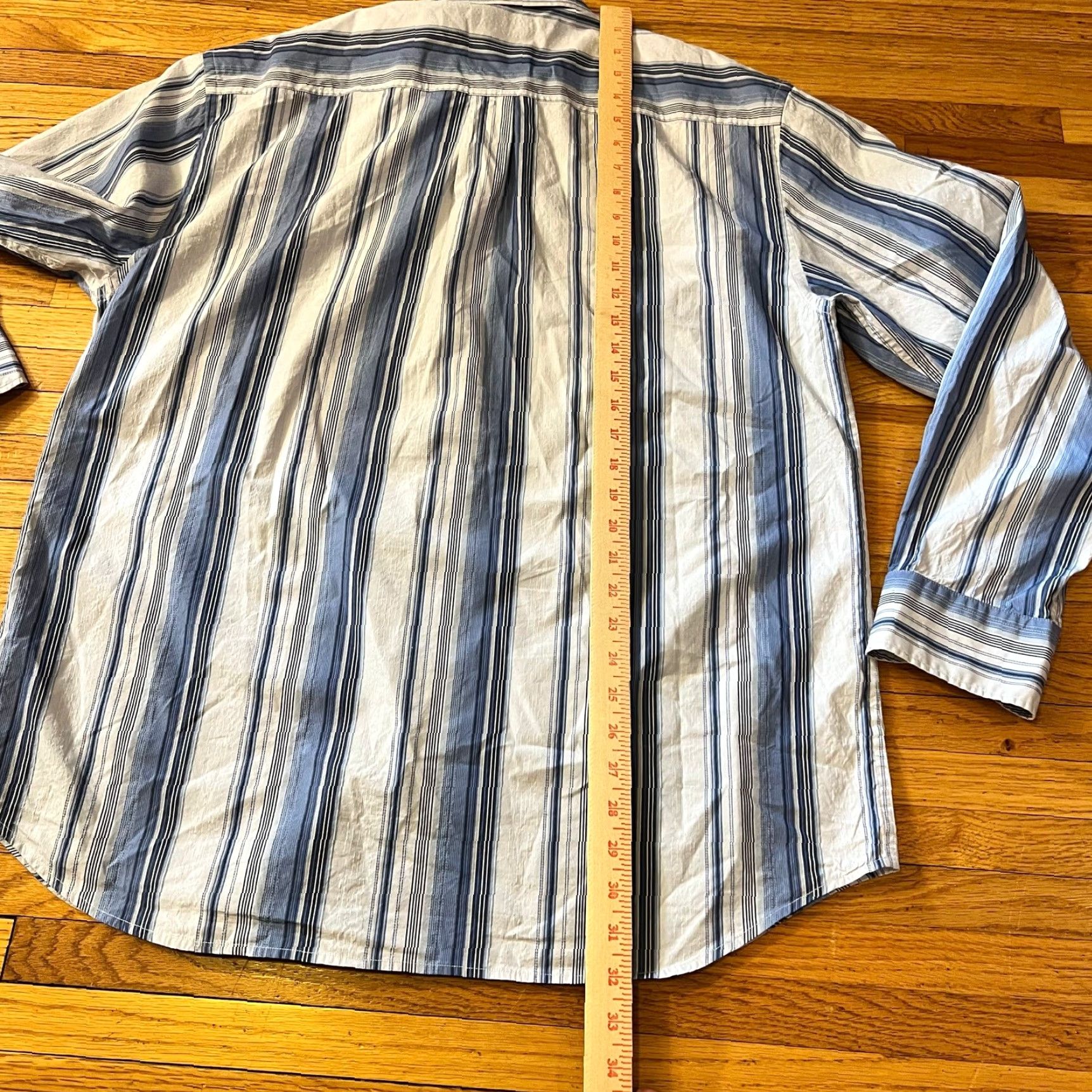 Tommy Bahama Tommy Bahama Shirt Mens XL Silk Blend Long Sleeve Button Up Blue White Size US XL / EU 56 / 4 - 5 Thumbnail