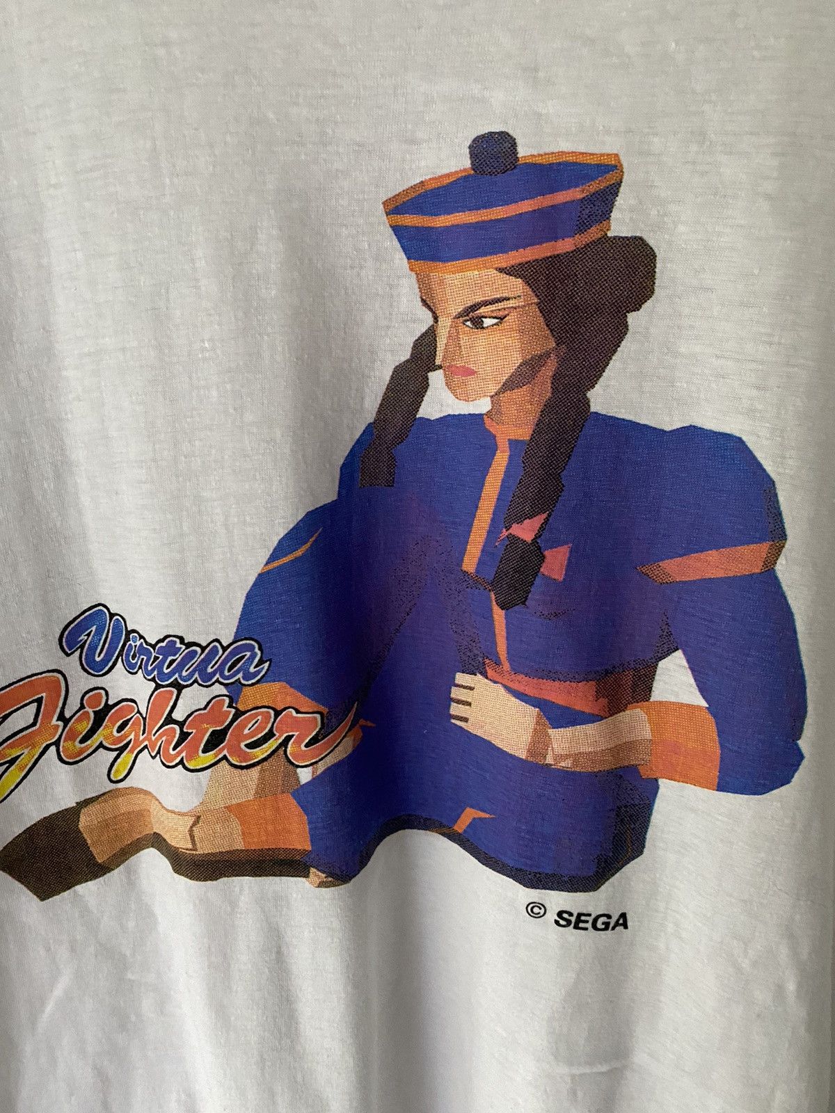 Playstation 1990s Virtual Fighter SEGA promo tee Made in Japan Size US M / EU 48-50 / 2 - 4 Thumbnail