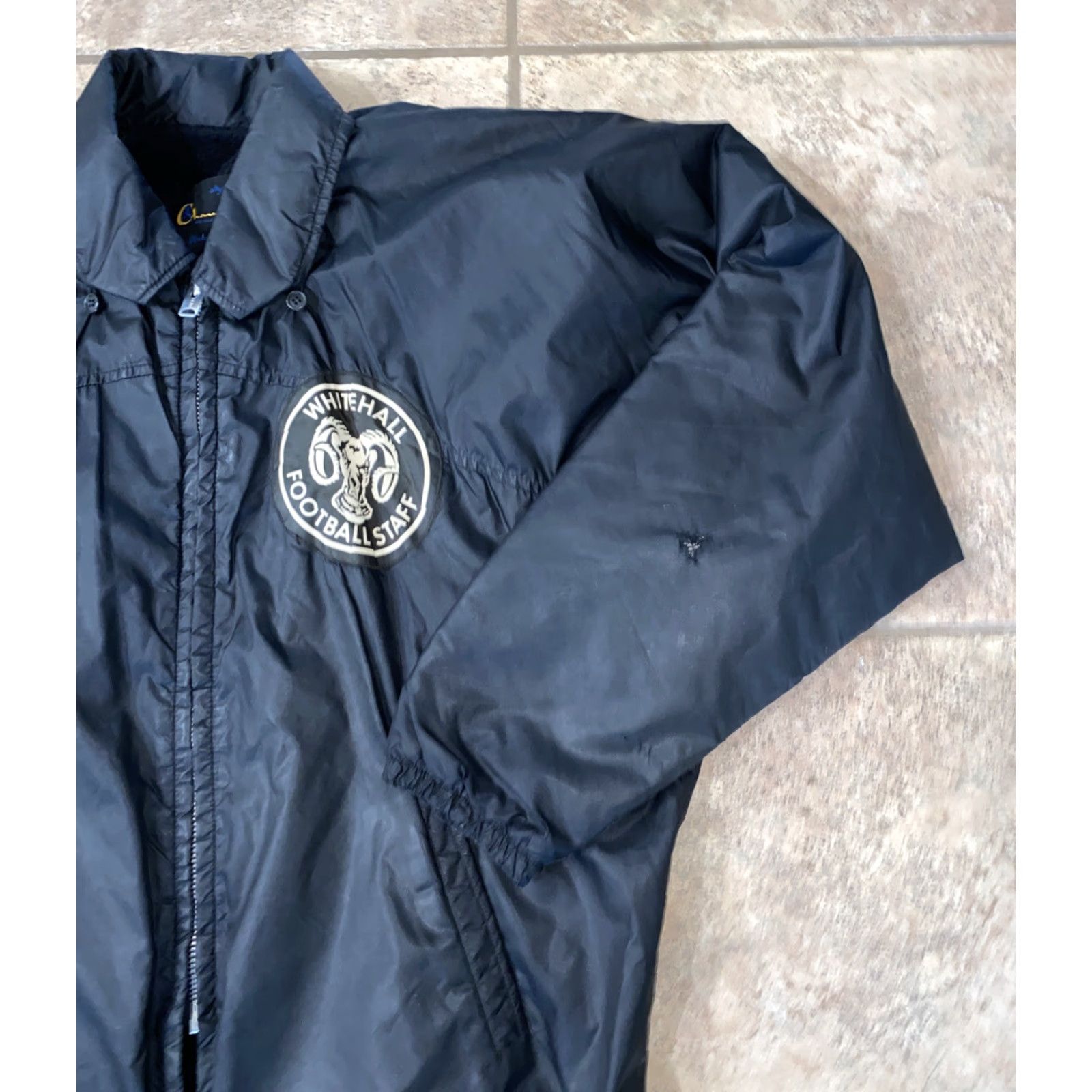 Champion Champion Jacket Men XL Black Fleece Lined Full Zip Football Whitehall Mens Size US XL / EU 56 / 4 - 3 Thumbnail