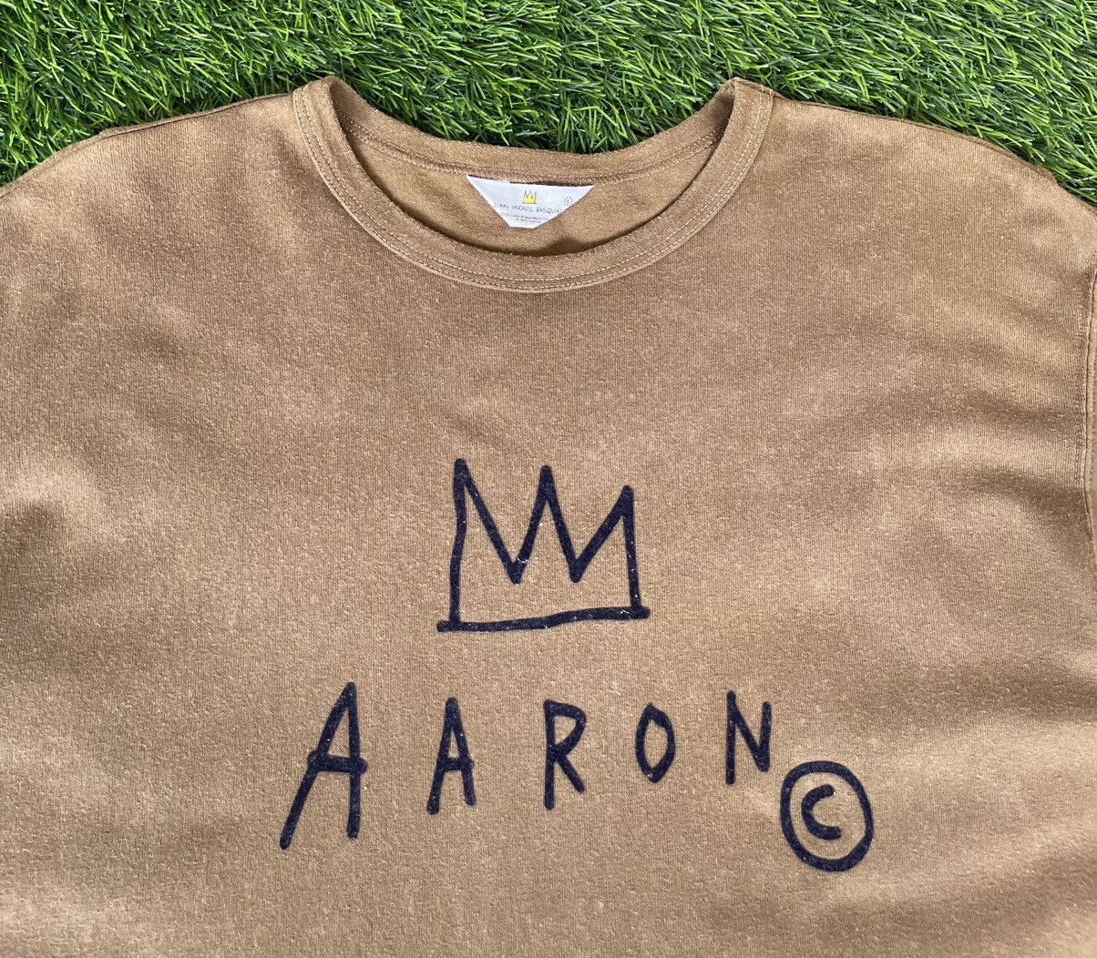 Jean-Michel Basquiat Sun Faded🔥Jean Michel Basquiat🔥Aaron Long Sleeve Tshirt Size US L / EU 52-54 / 3 - 14 Thumbnail