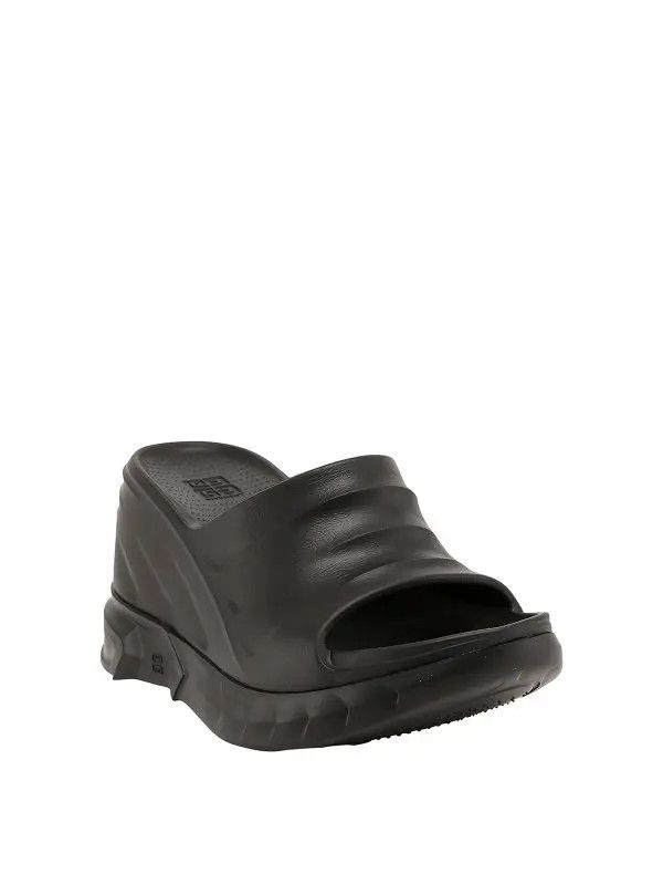 Givenchy o1lv12m0526 Marshmallow Slider Wedge Sandals in Black Size US 9 / IT 39 - 2 Thumbnail
