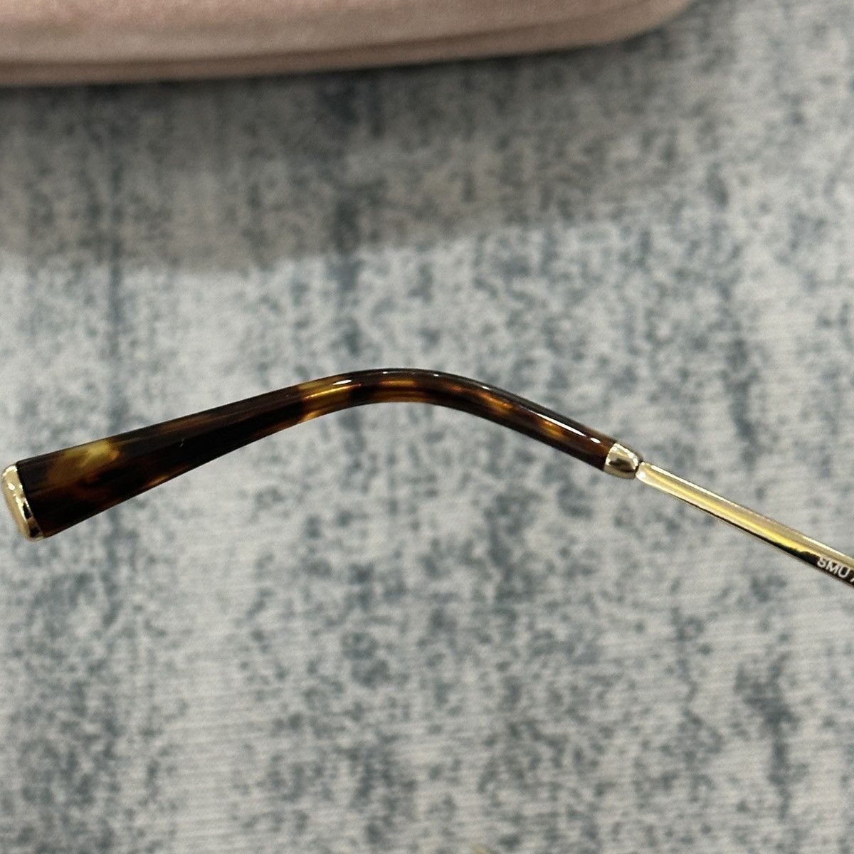 Miu Miu MIU MIU 0MU A54S ZVN80O SUNGLASSES Size ONE SIZE - 7 Thumbnail