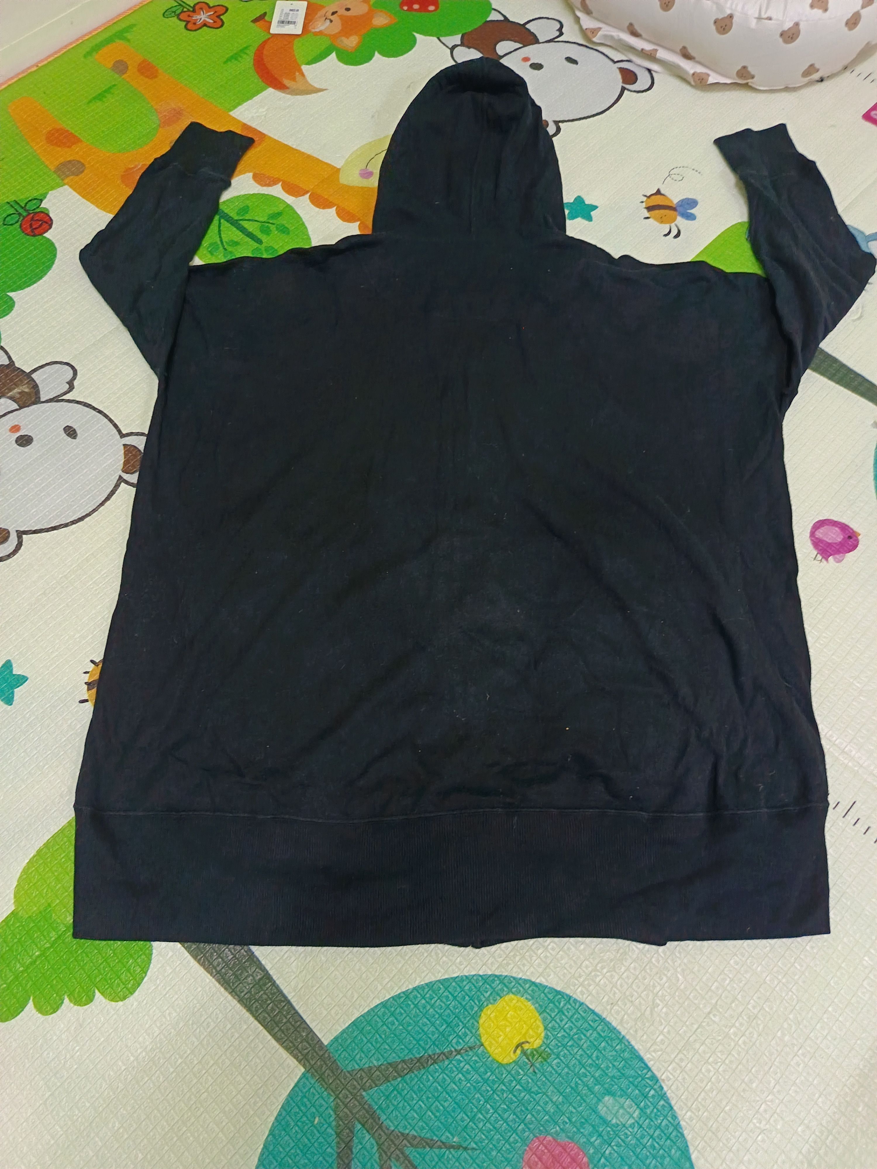 Issey Miyake Vintage Tsumori Chisato Fur Pocket Black Hoodie Size US M / EU 48-50 / 2 - 4 Thumbnail