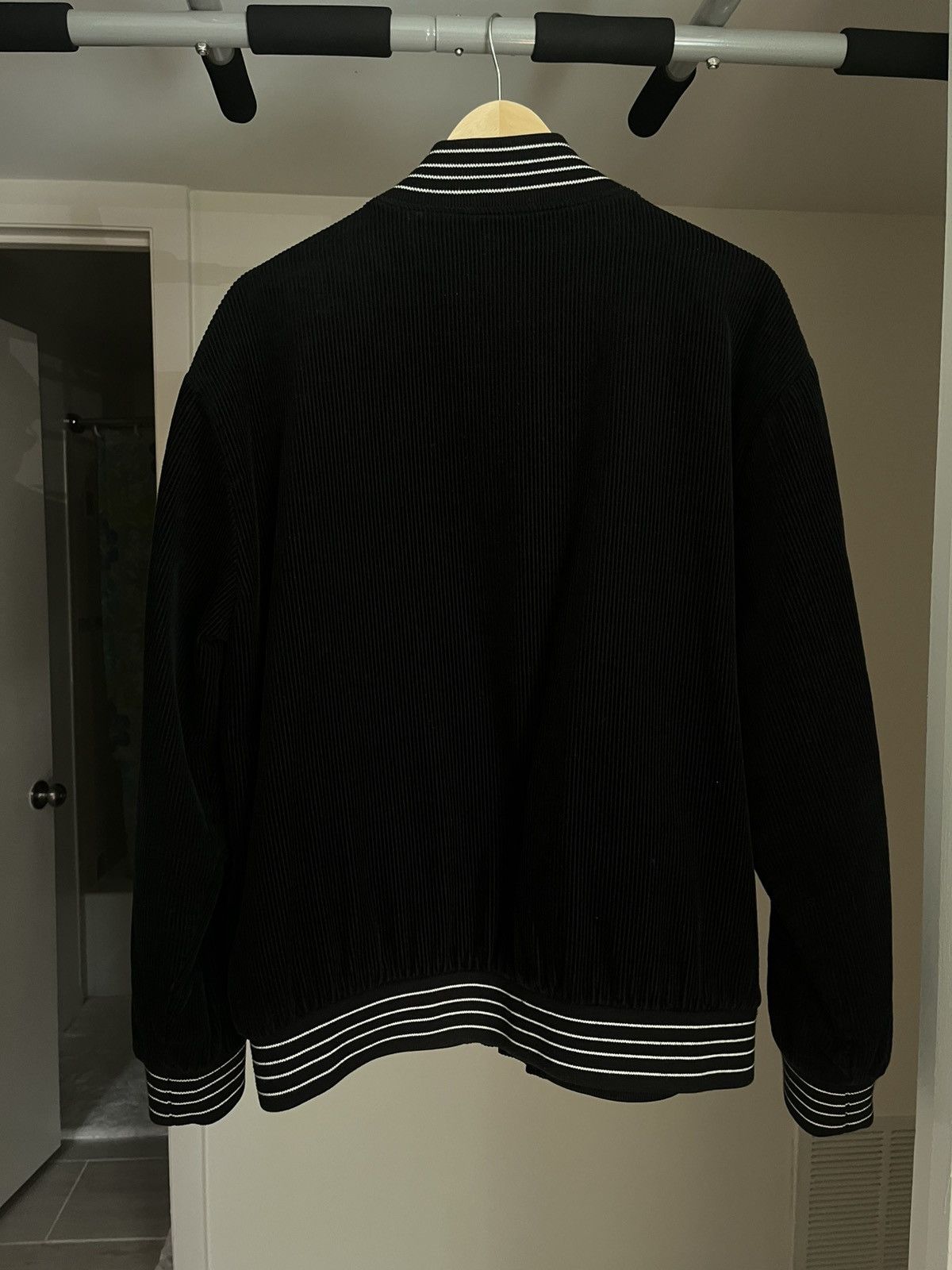 Supreme Old English Corduroy Varsity Jacket Black Large
