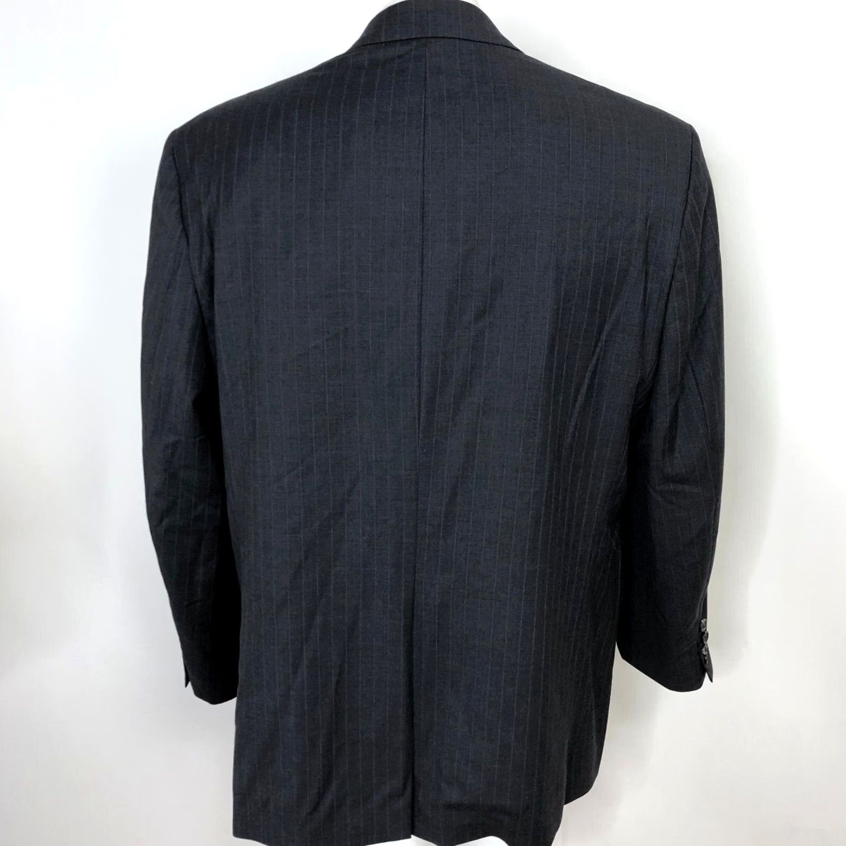 Ralph Lauren Lauren Ralph Lauren Green Label 44R Wool Two Button Sport Coat Jacket Striped Notch Lapel Men’s 100% Wool Suit Coat Outerwear Size 44R - 4 Thumbnail