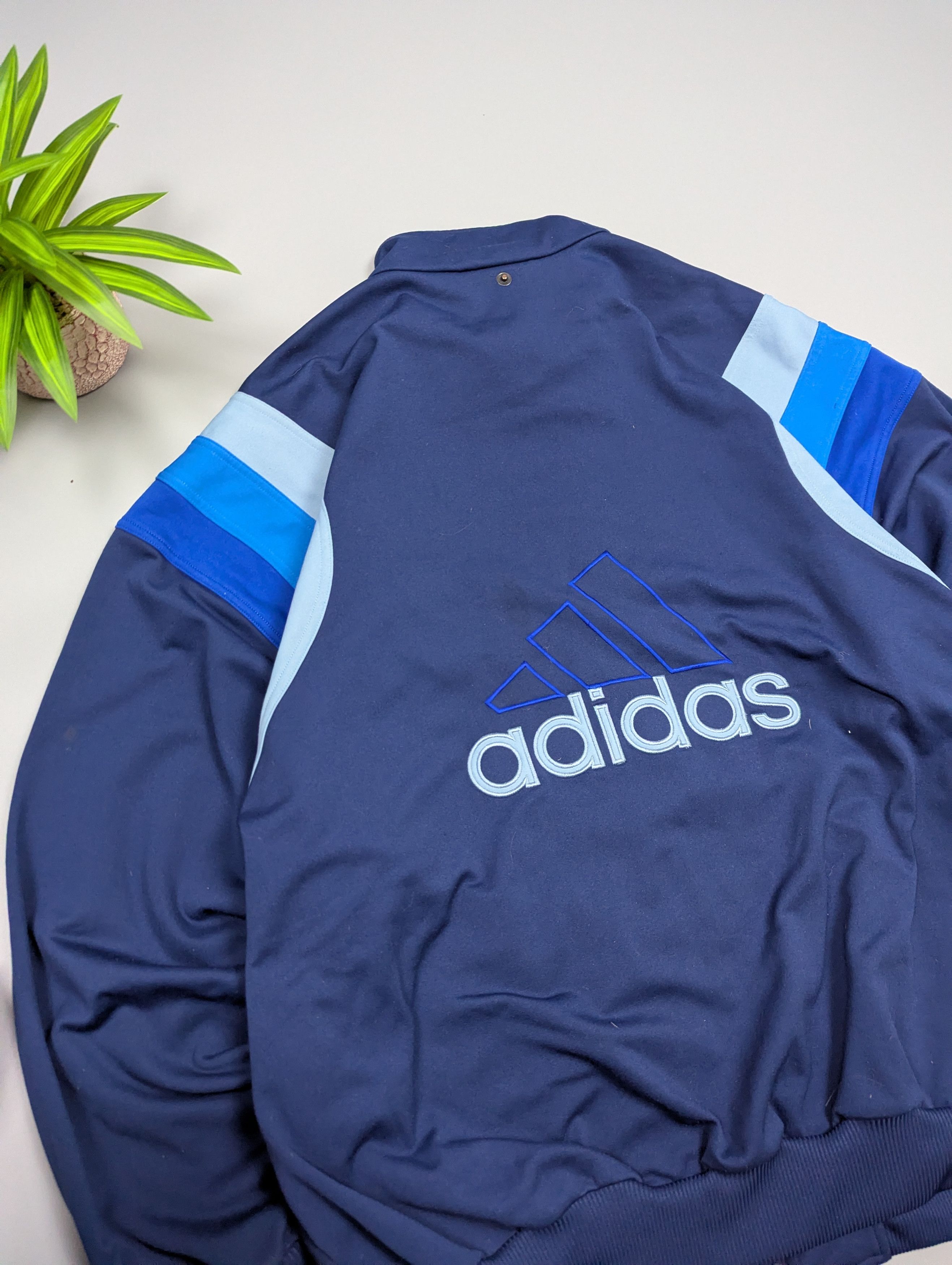 Adidas Adidas Vintage 80s 90s Men’s Navy Blue Tracksuit Size US XXL / EU 58 / 5 - 6 Thumbnail