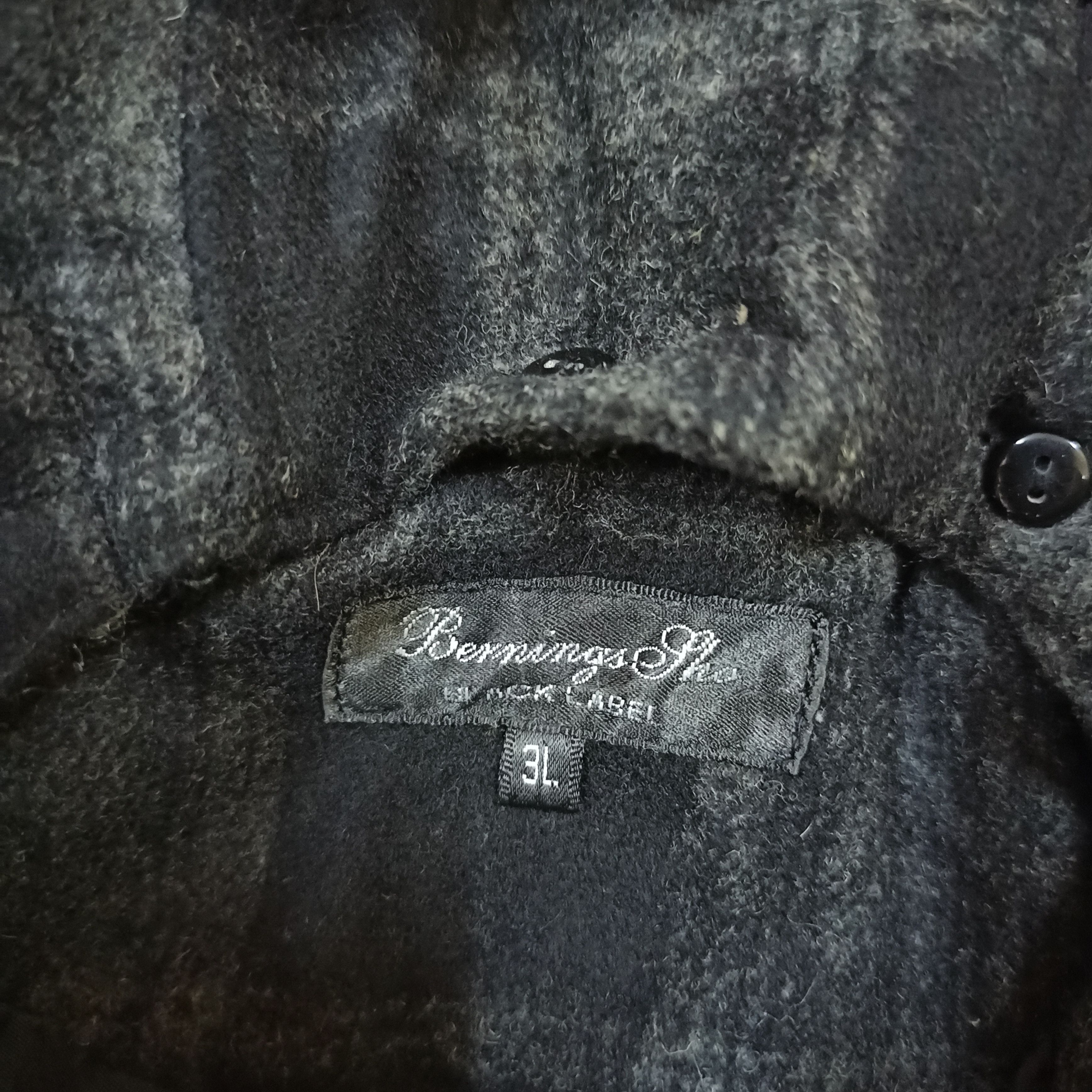 If Six Was Nine P-Coat Long Wool Unique Gothic Punk Melton Double-Breasted Size US XXL / EU 58 / 5 - 13 Thumbnail