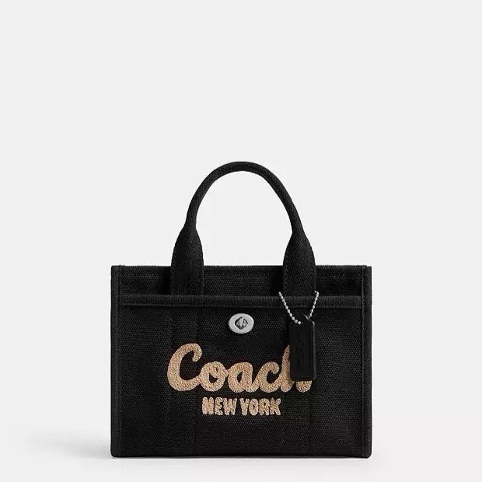 Coach NWT COACH Cargo Tote Bag 20 CZ098 Silver/Black Canvas Size ONE SIZE - 6 Thumbnail