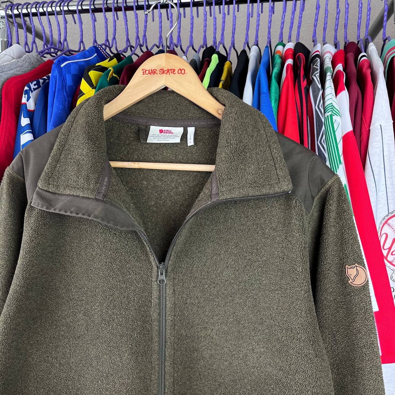 Fjallraven Fjallraven Green Zip Sten Fleece Jacket Size US L / EU 52-54 / 3 - 4 Thumbnail