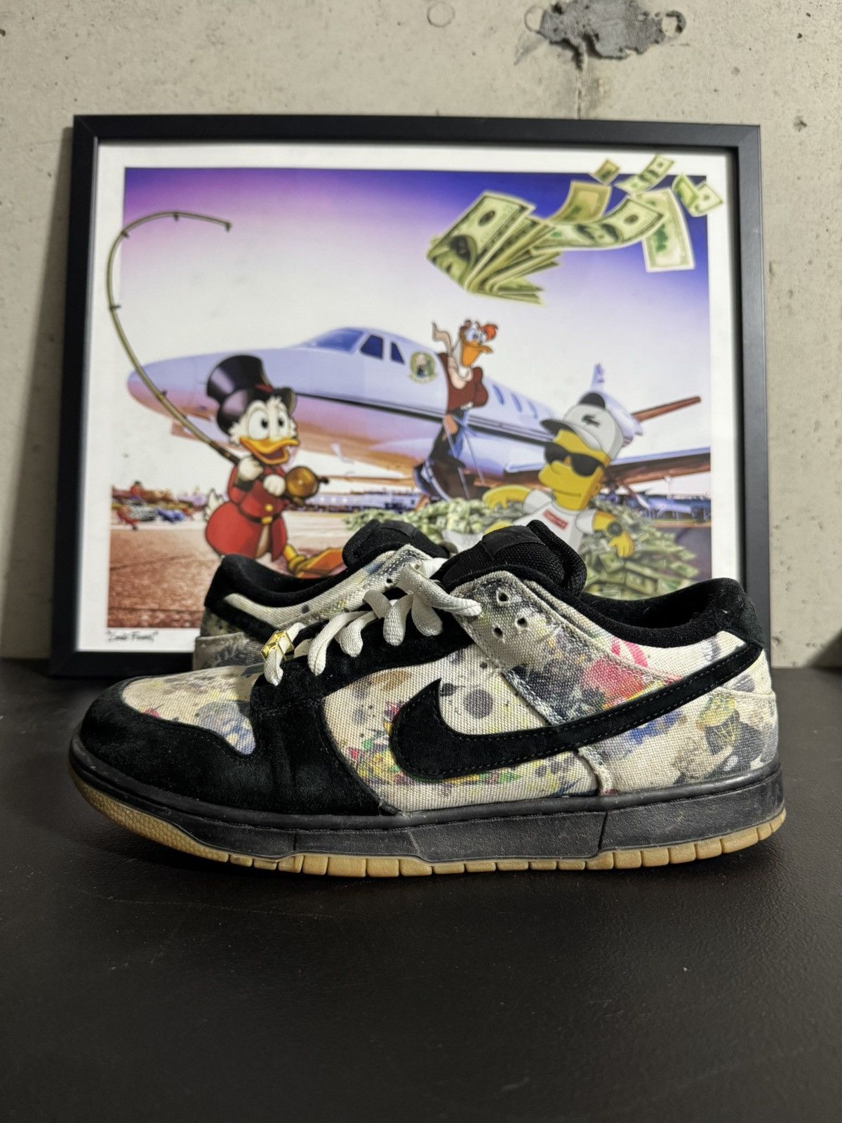 Nike × Supreme Nike SB Dunk Low Supreme Rammellzee Size US 11.5 / EU 44-45 - 1 Thumbnail