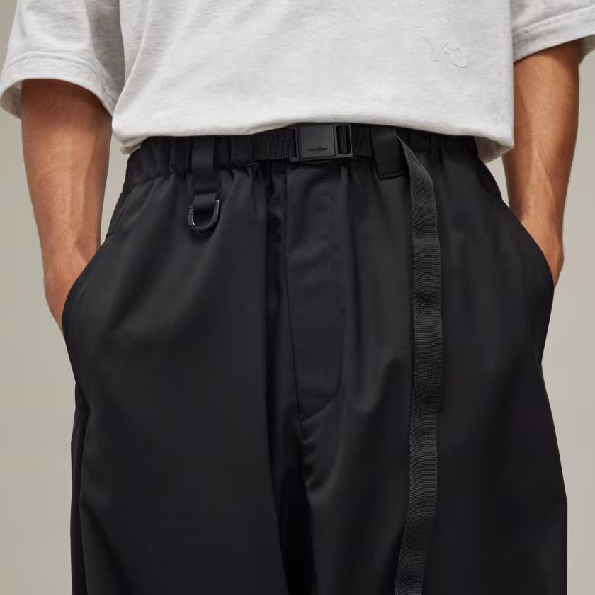 Y-3 Y-3 ADIDAS REFINED WOOL PANTS Size US 34 / EU 50 - 3 Thumbnail