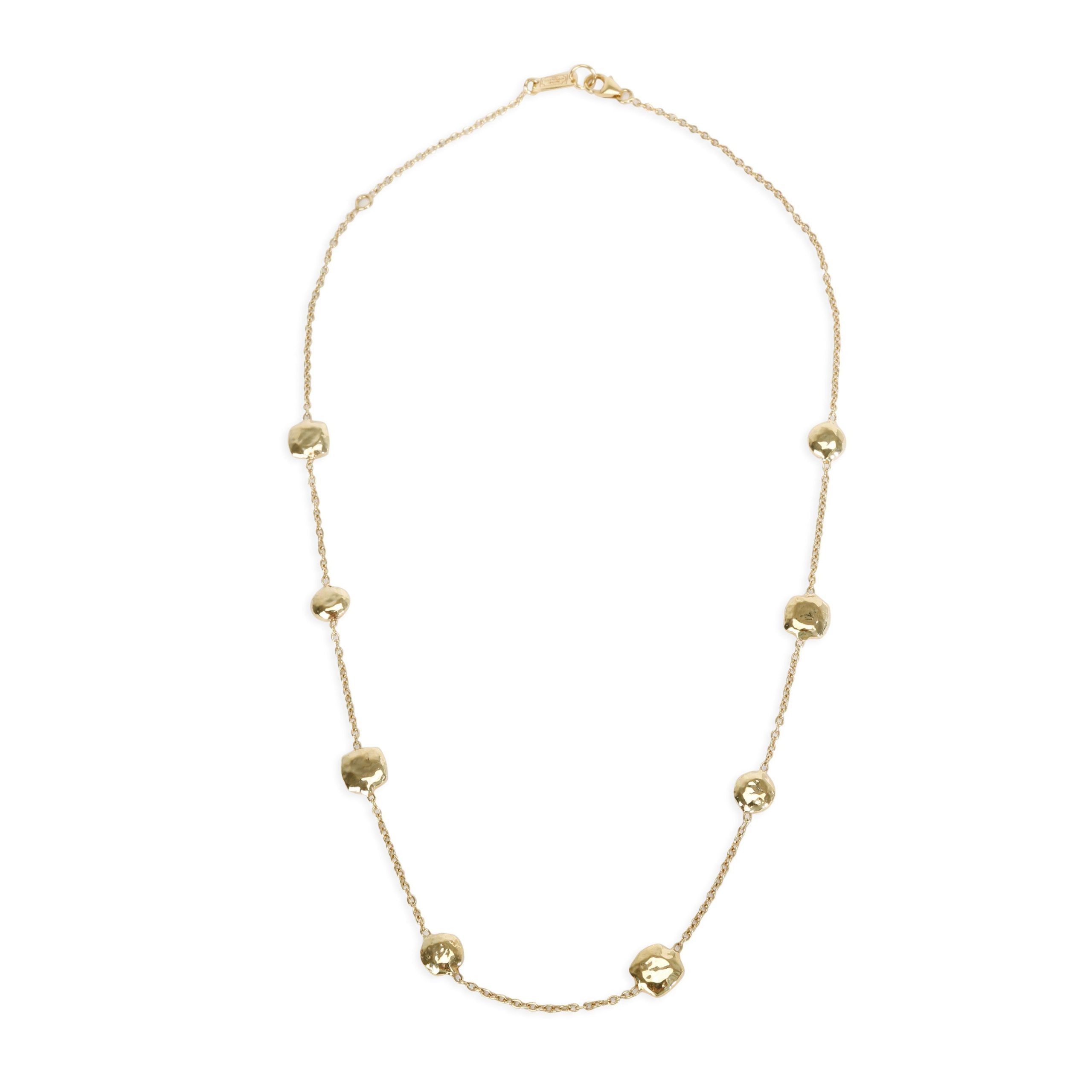 image of Tiffany Co Ippolita Classico 8 Station Necklace In 18K Yellow Gold, Women's