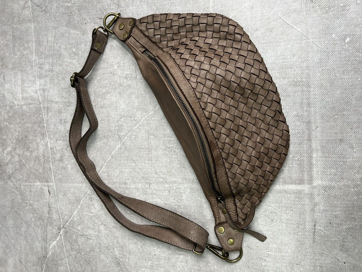 KMRii Avant garde waist bag leather brown kmrii style y2k Size ONE SIZE - 9 Thumbnail