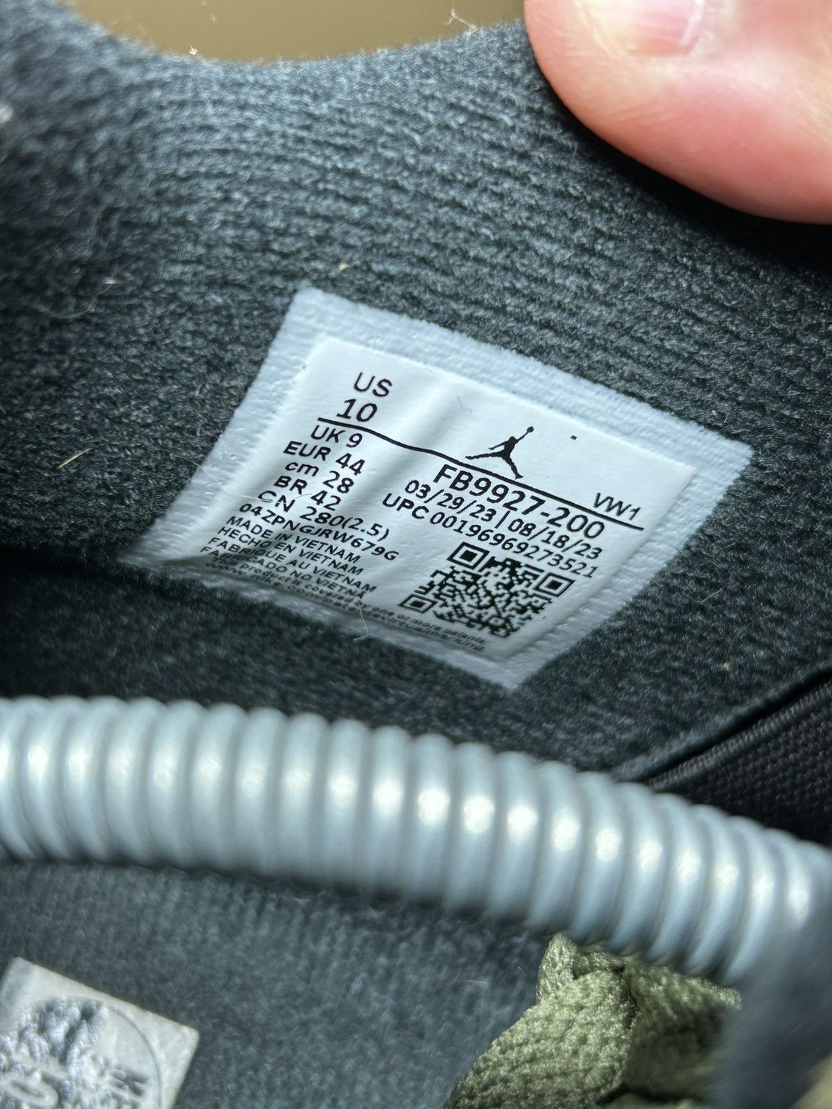 Jordan Brand Jordan 4 Olive green Size US 10 / EU 43 - 10 Thumbnail