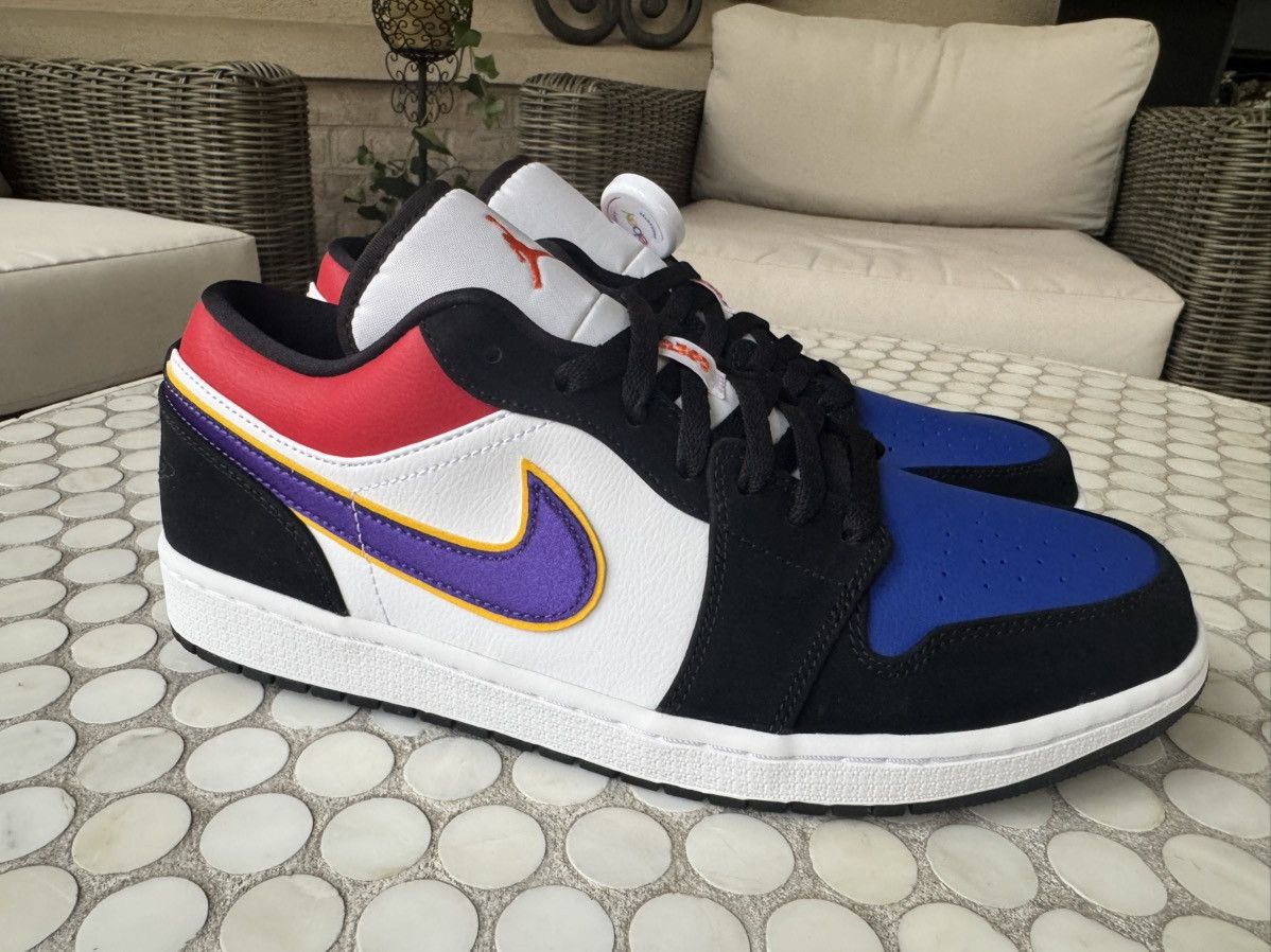 Jordan Brand 11 Jordan 1 Low Rivals Lakers Top 3 What The Size US 11 / EU 44 - 1 Thumbnail