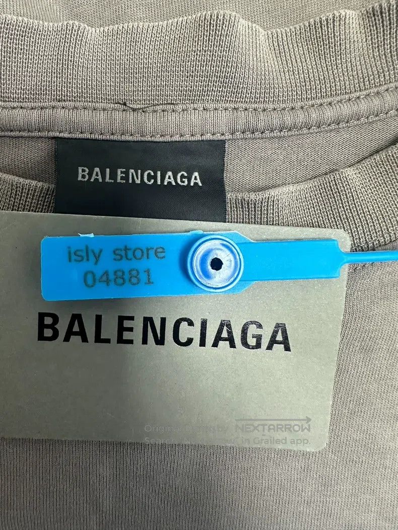 Balenciaga Balenciaga Logo Letter Printed Short Sleeve Crewneck Top Size US M / EU 48-50 / 2 - 4 Thumbnail
