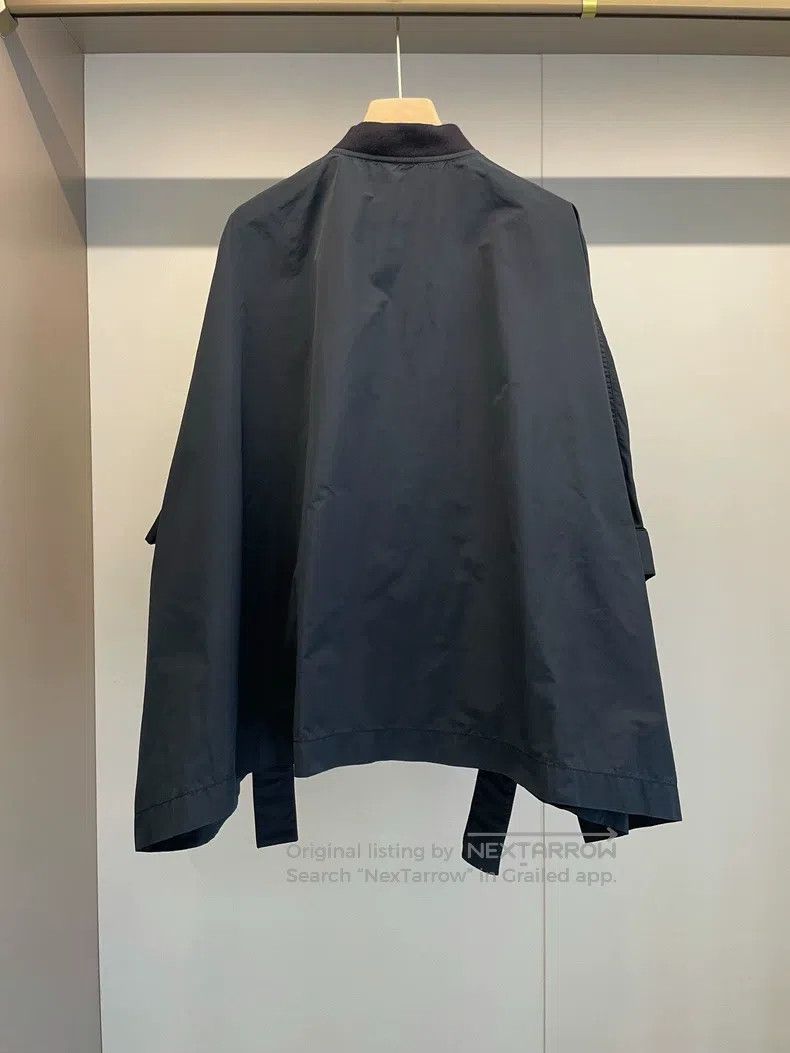 Brunello Cucinelli Brunello Cucinelli Navy Polyester Belted Jacket Size M / US 6-8 / IT 42-44 - 2 Thumbnail