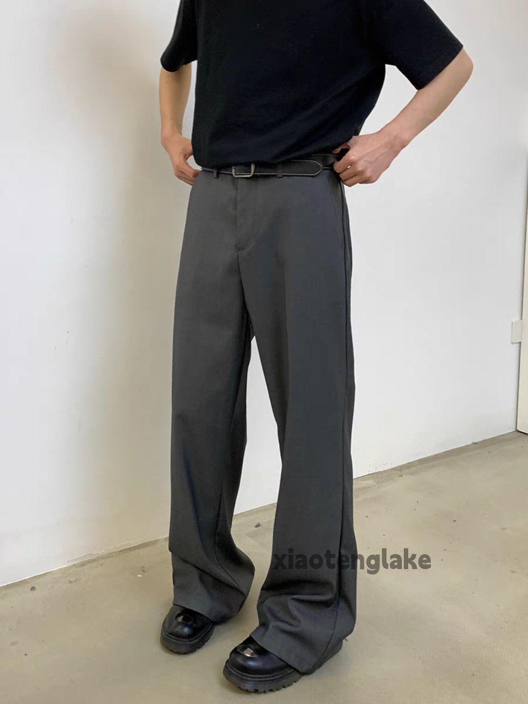 Designer × Japanese Brand × Vintage retro utility loose baggy bootcut flared yuppie pants Size US 28 / EU 44 - 2 Thumbnail