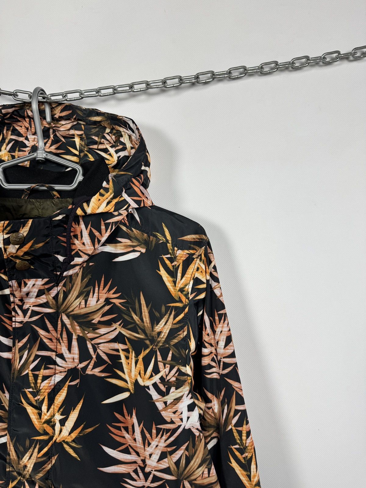 Scotch & Soda Scotch & Soda Lightweight Hooded Jacket Leaf Print Size M Size US M / EU 48-50 / 2 - 2 Thumbnail