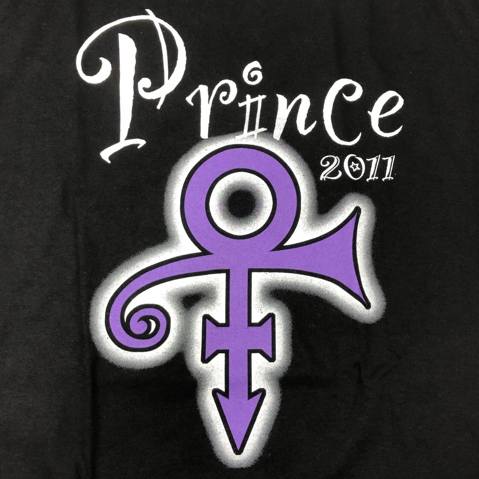 Prince × Vintage 2011 Prince Oakland Ca Concert Tour Music Merch Tee Large Size US L / EU 52-54 / 3 - 2 Thumbnail