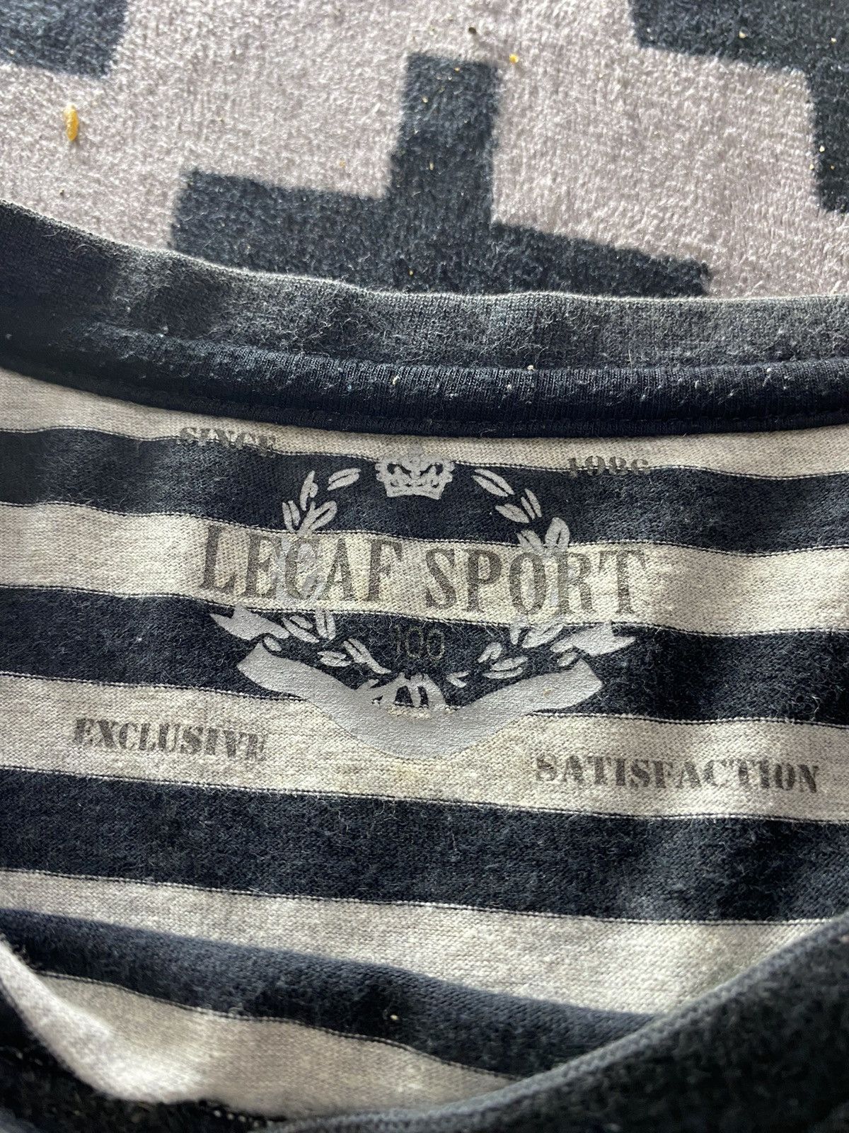 If Six Was Nine × Japanese Brand × Le Grande Bleu (L.G.B.) Japanese lecaf striped longsleeve tshirt Size US L / EU 52-54 / 3 - 4 Thumbnail