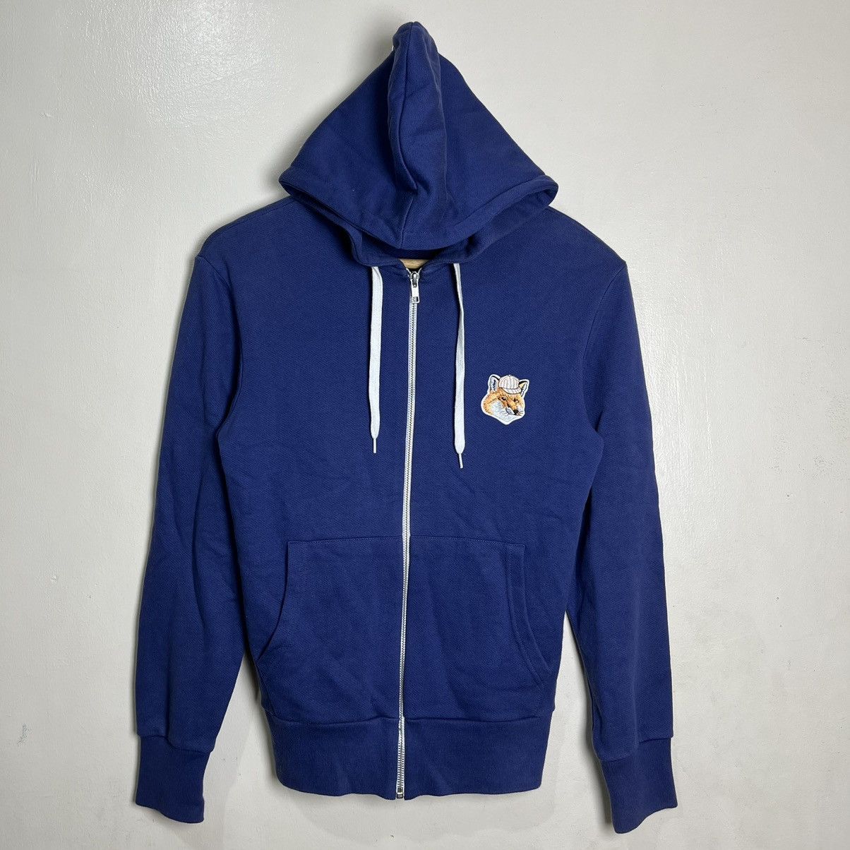 Maison Kitsune Maison Kitsune Fox Head Patch Logo Full Zip Jacket Size XS / US 0-2 / IT 36-38 - 1 Thumbnail